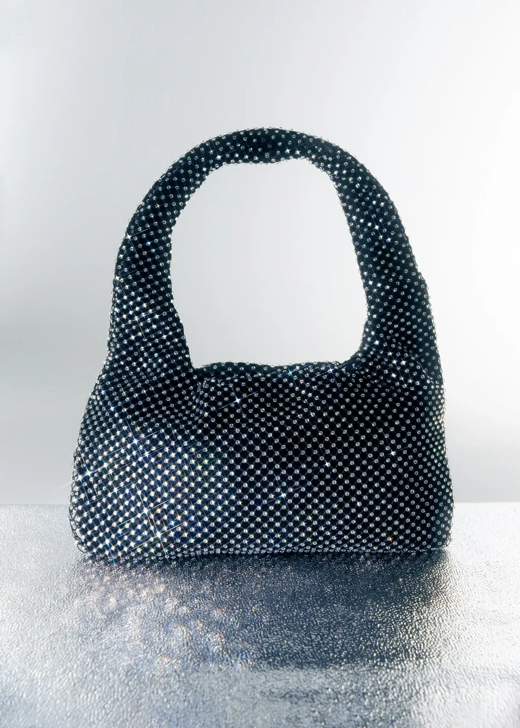 Borsa spalla strass