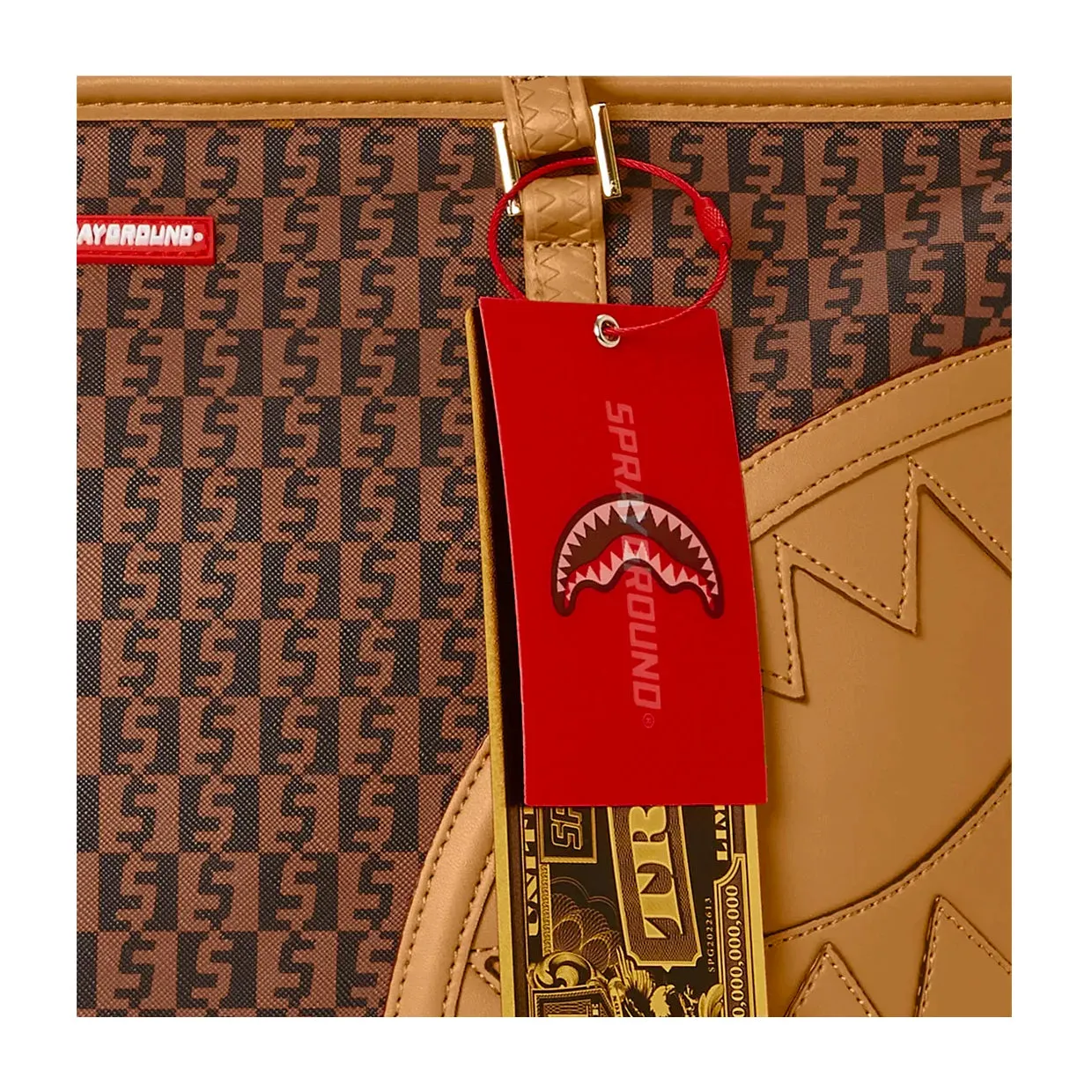 Borsa Sprayground Split Infinity Henny Tote Marrone