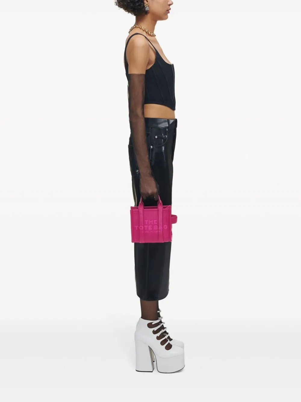 Borsa the small tote in rosa - donna
