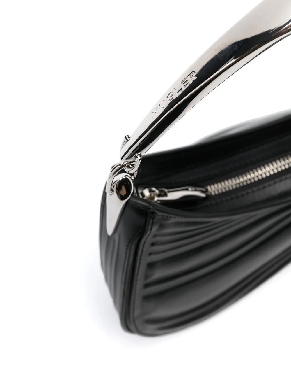 Borsa tote spiral curve in nero - donna