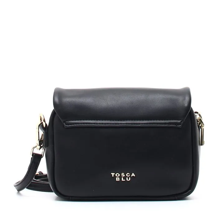 BORSETTA CON PATTINA GLICINE TOSCA BLU NERO NERO