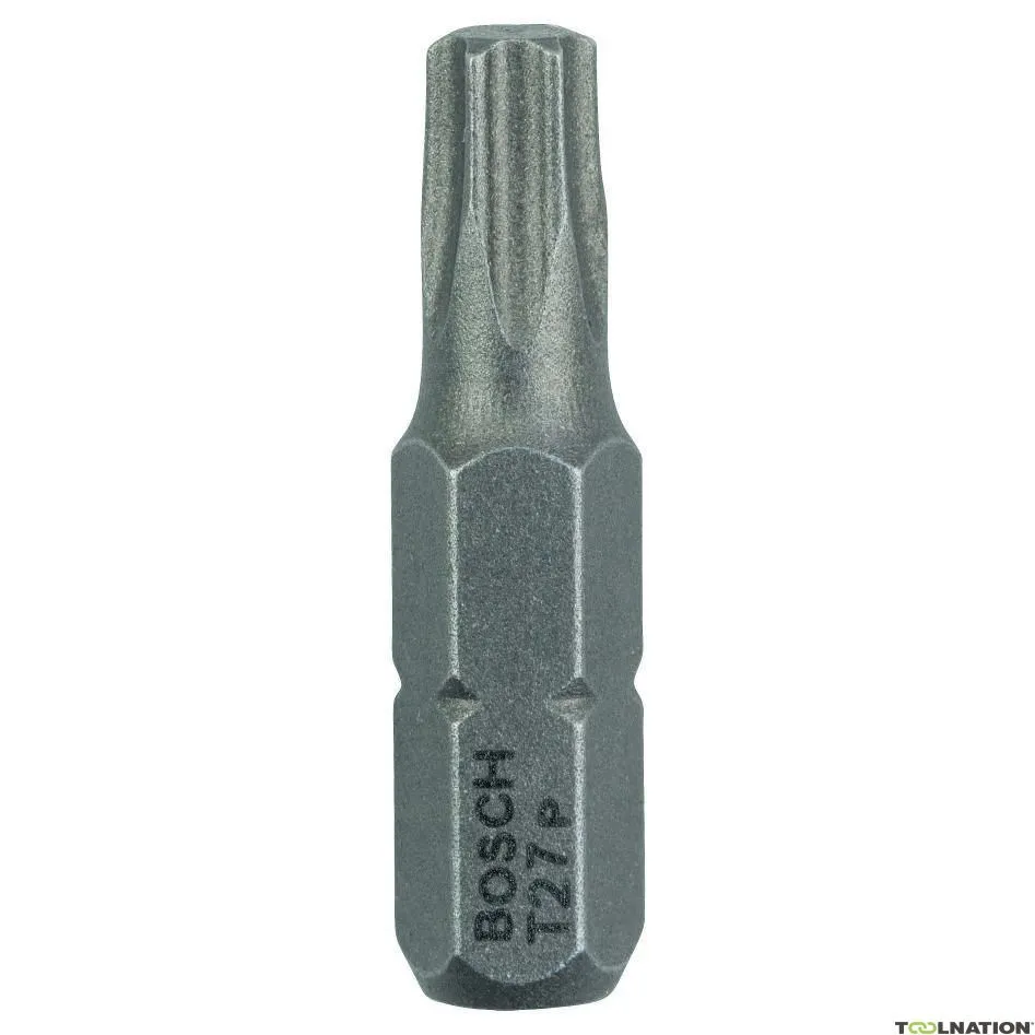 Bosch Professional Accessori 2607002498 25x Bit extra-duro T27, 25