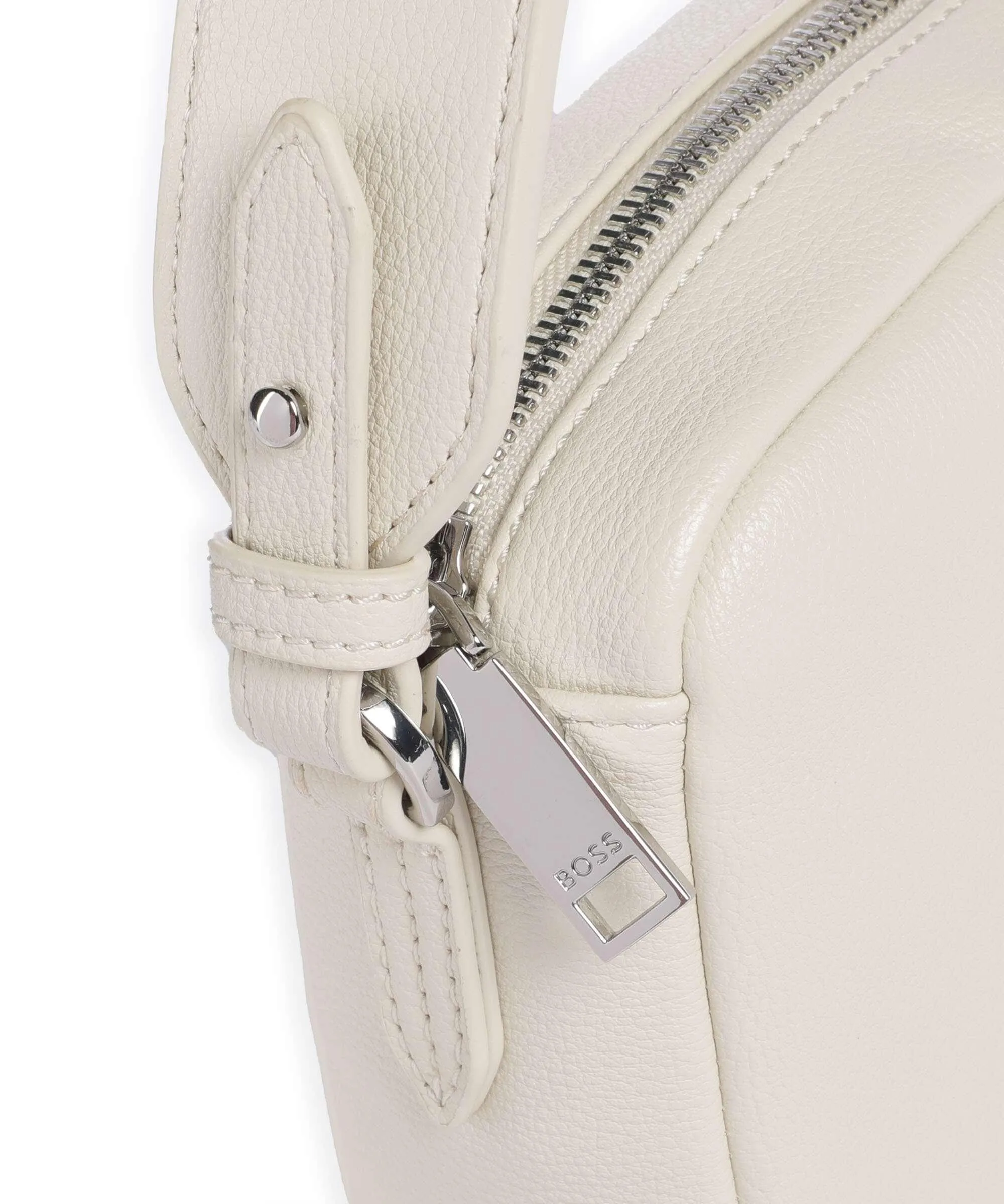  BOSS Addison Borsa a tracolla pelle sintetica avorio  