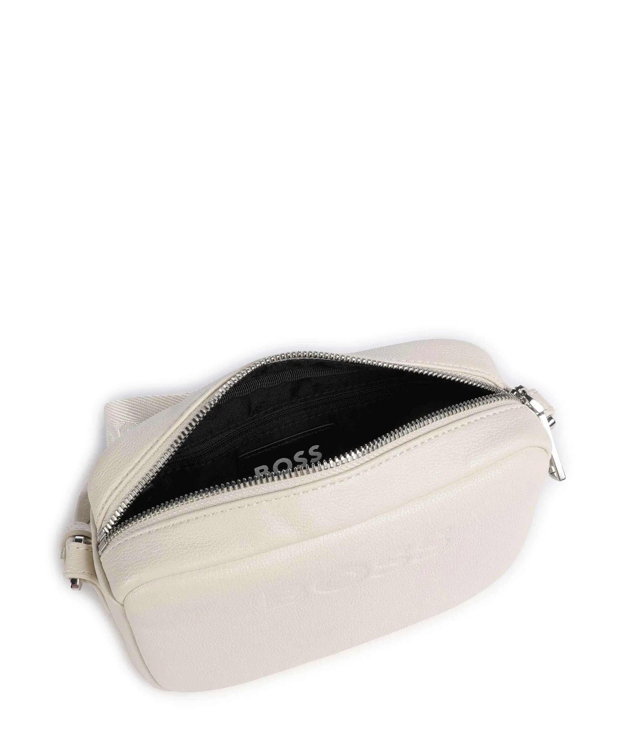  BOSS Addison Borsa a tracolla pelle sintetica avorio  