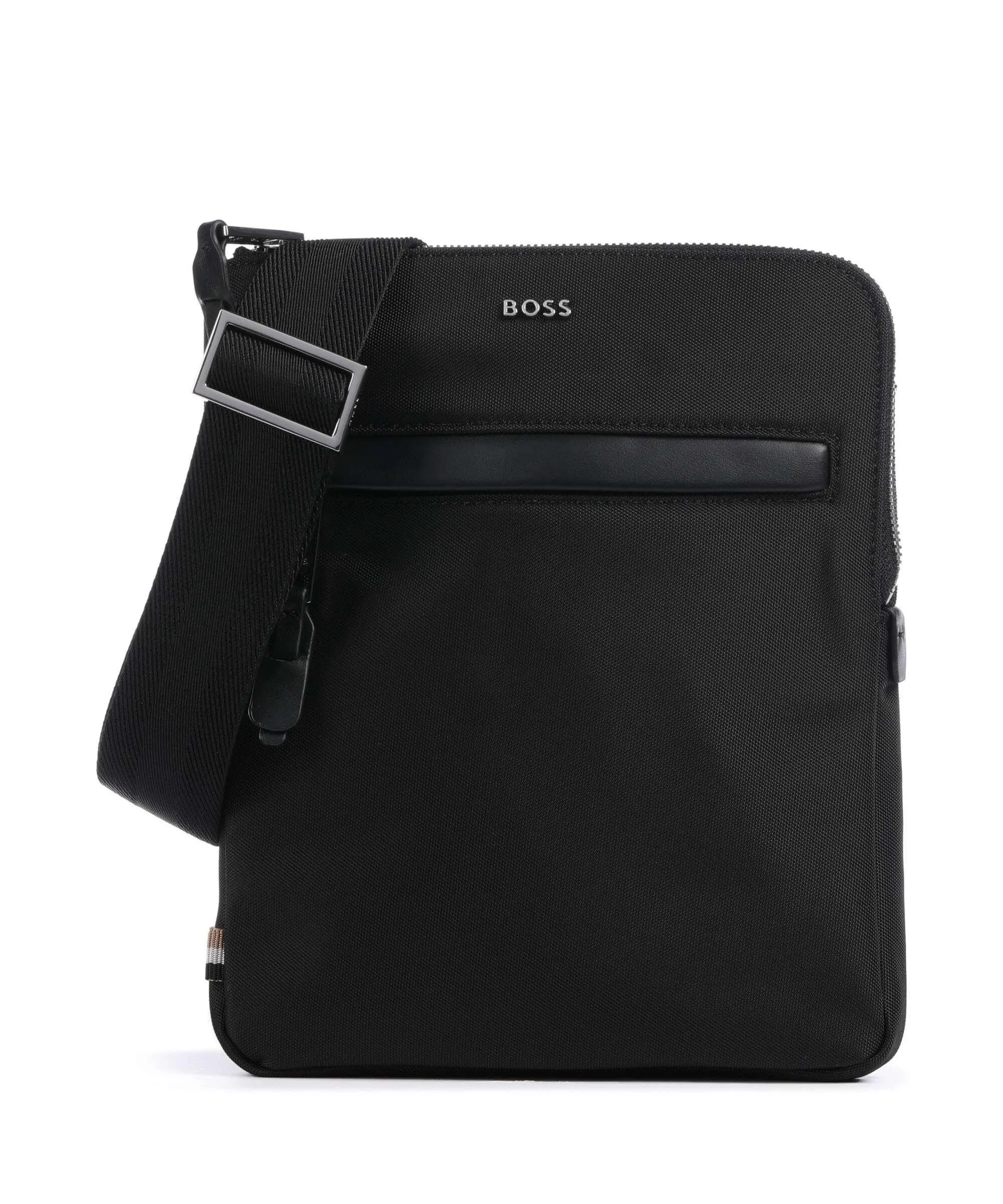  BOSS Highway Borsa a tracolla poliestere riciclato nero  