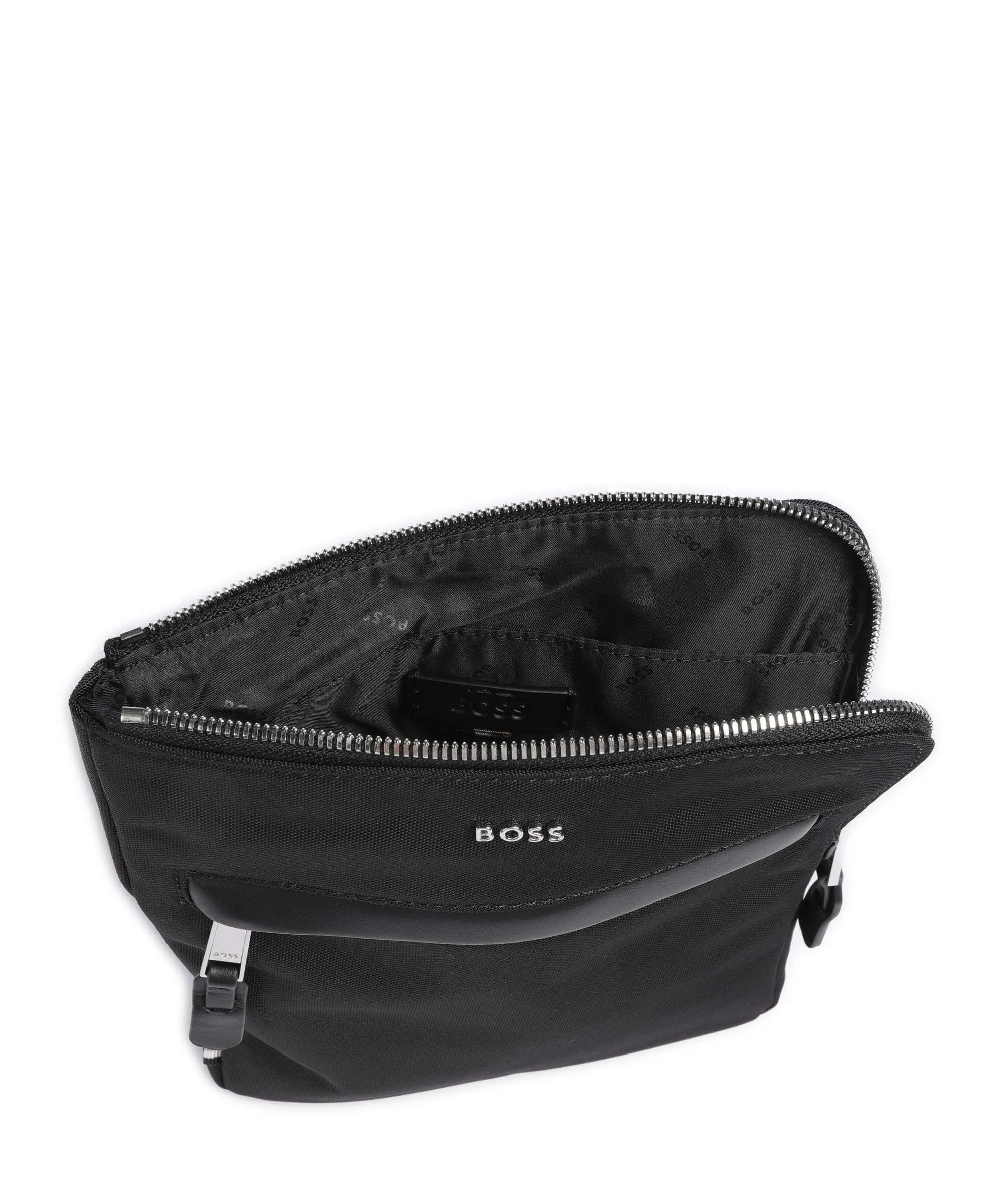  BOSS Highway Borsa a tracolla poliestere riciclato nero  