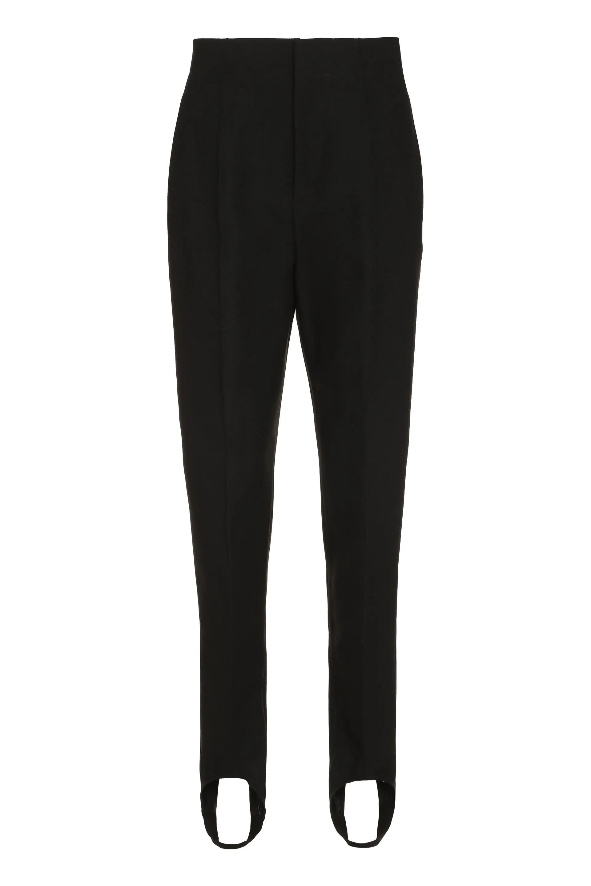 Bottega Veneta Pantaloni in cotone a vita alta