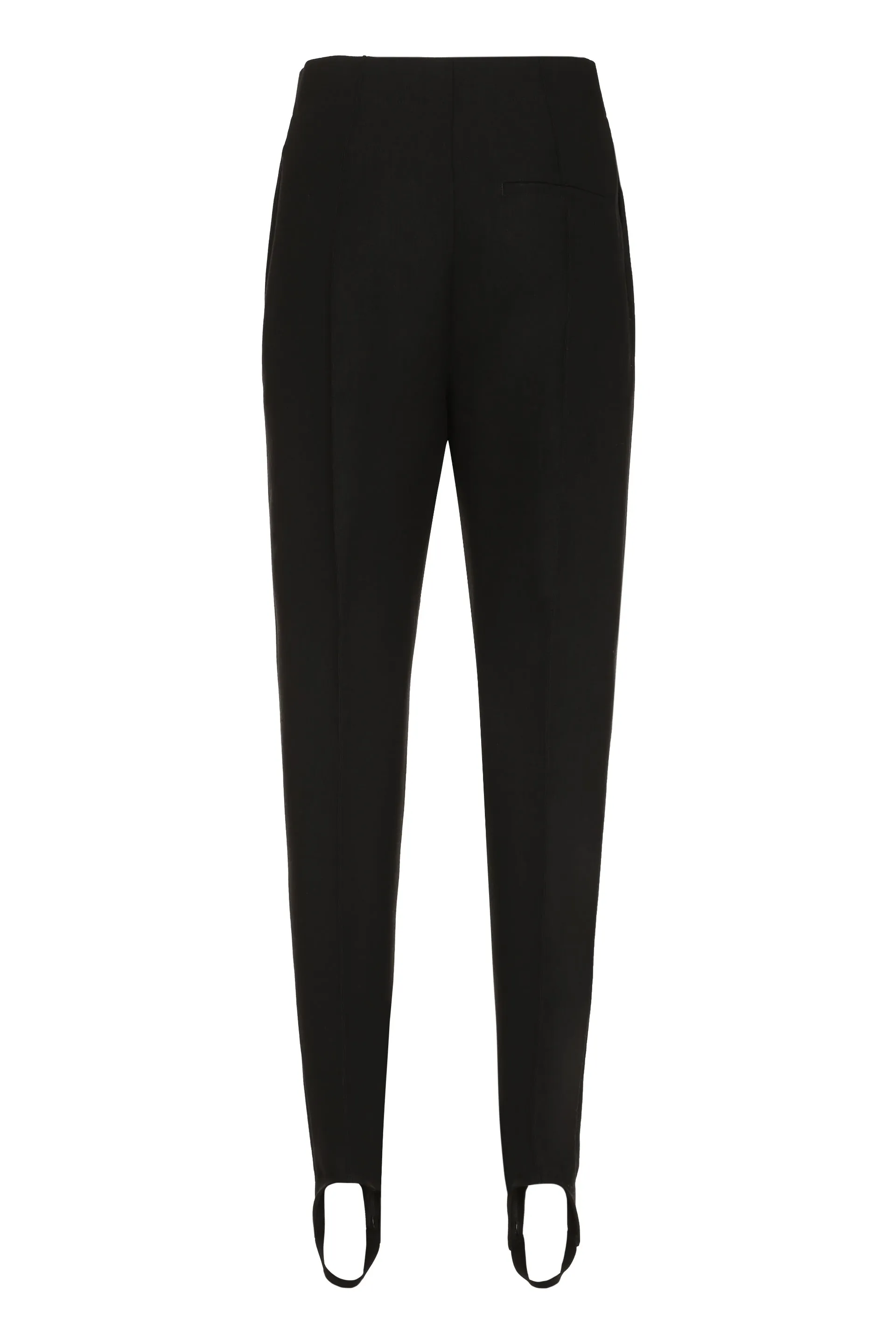 Bottega Veneta Pantaloni in cotone a vita alta