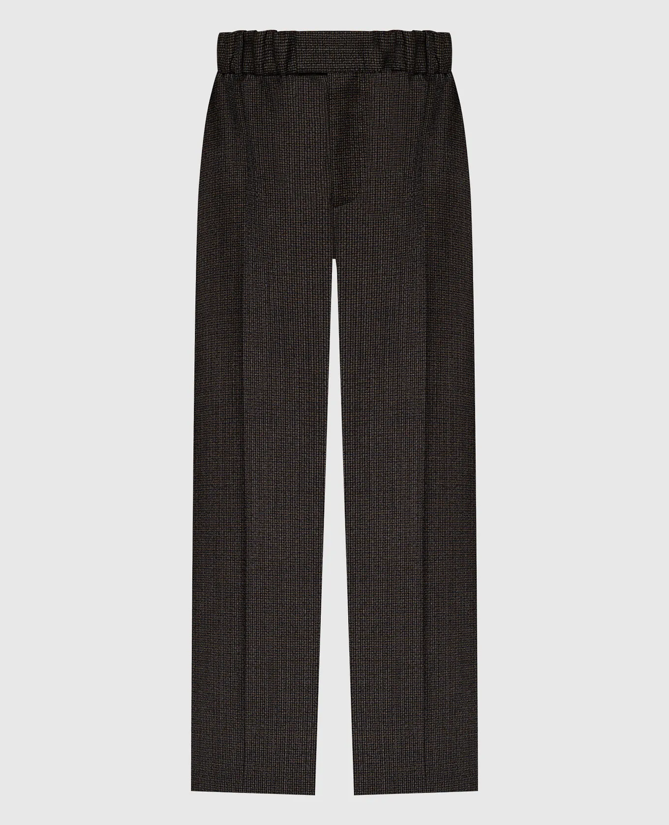 Bottega Veneta Pantaloni marroni in lana 743610V3PI0