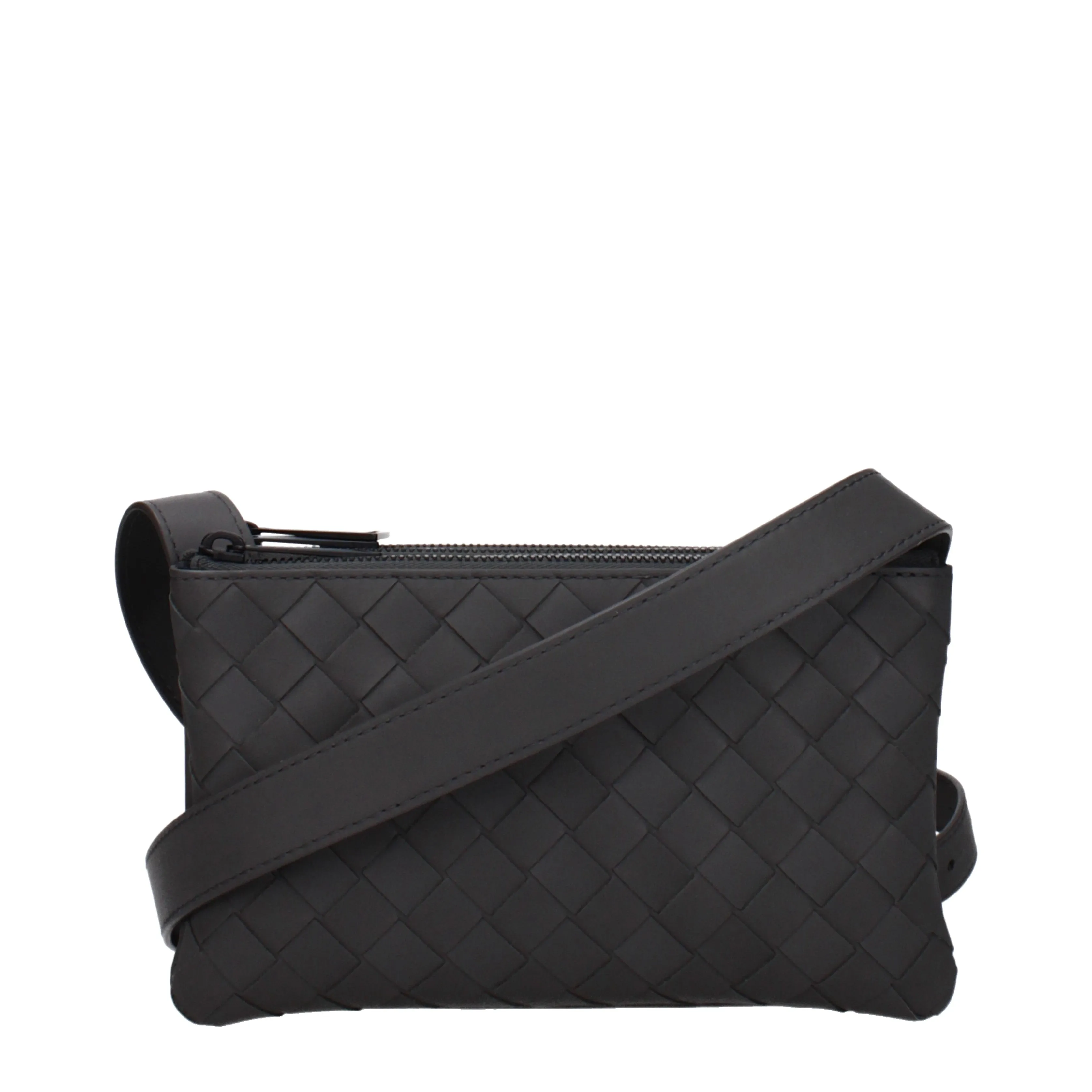 Bottega Veneta Pochette Uomo Pelle Grigio/Grafite