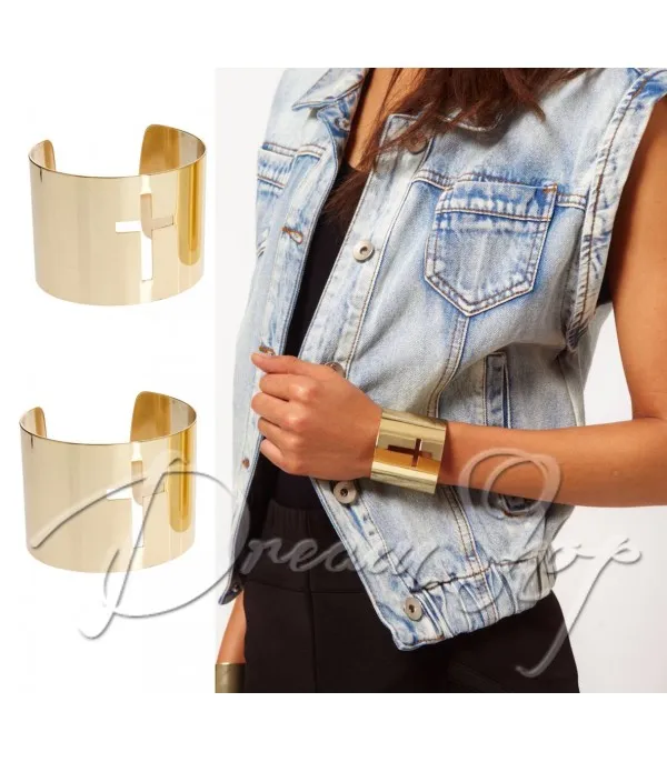 Bracciale gold cross - Dream Shop