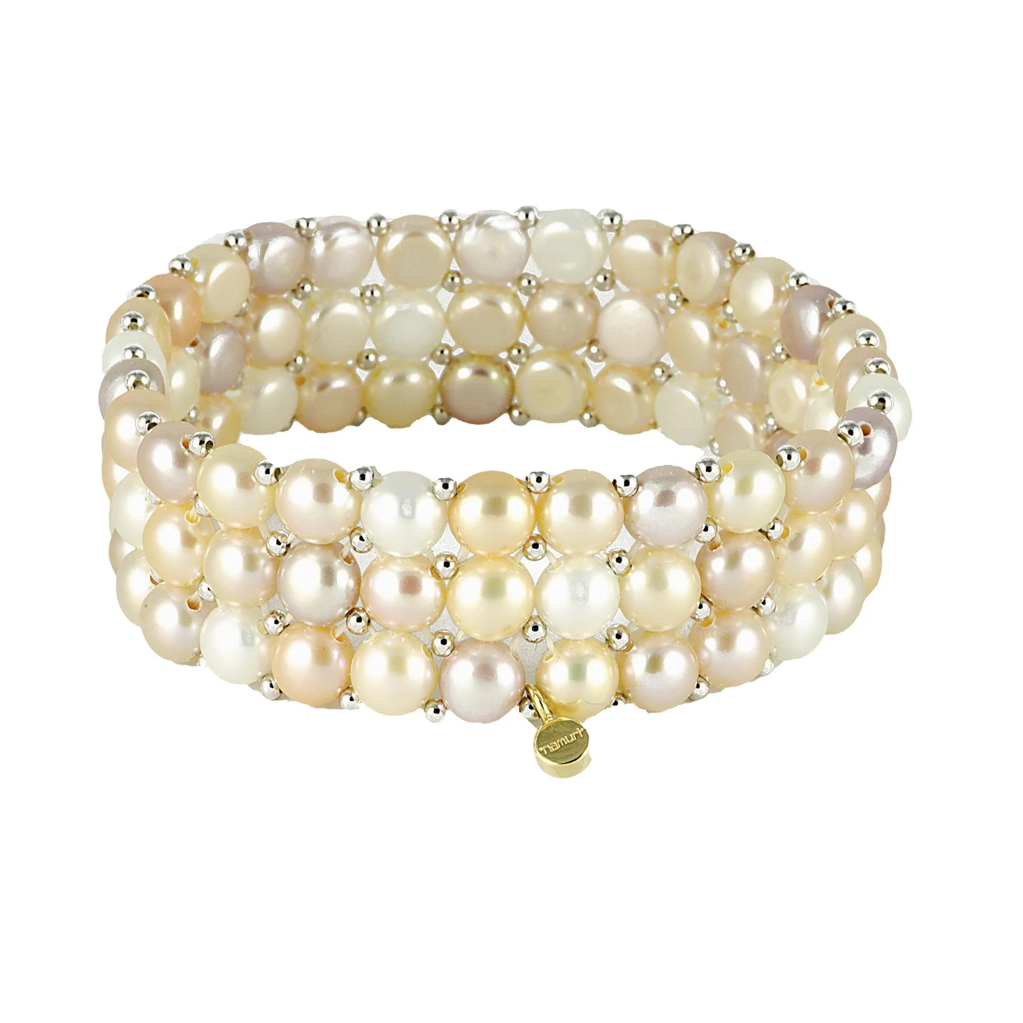 BRACCIALE PERLE AKOYA E ORO GIALLO