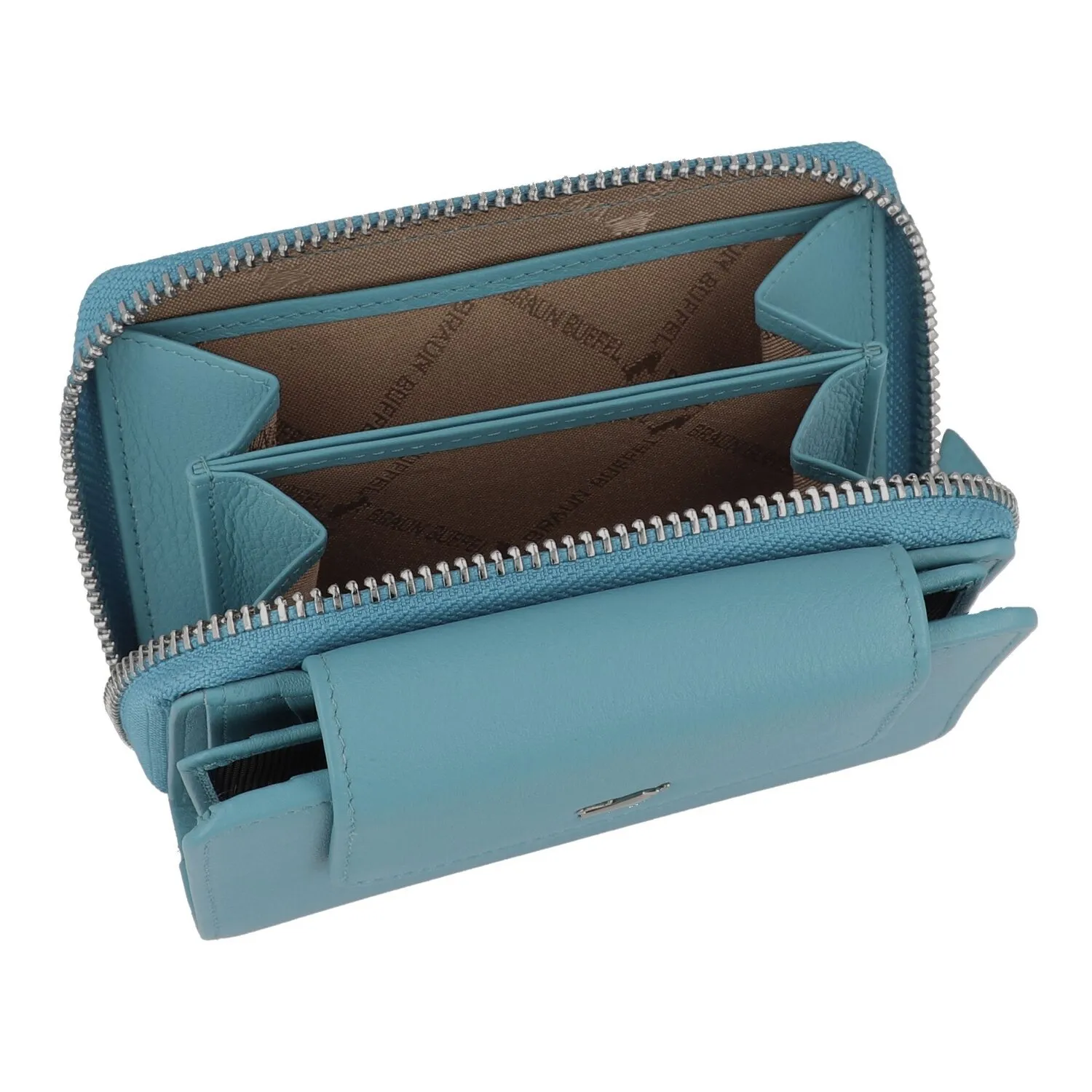Braun Büffel Joy Portafoglio Protezione RFID Pelle 12 cm