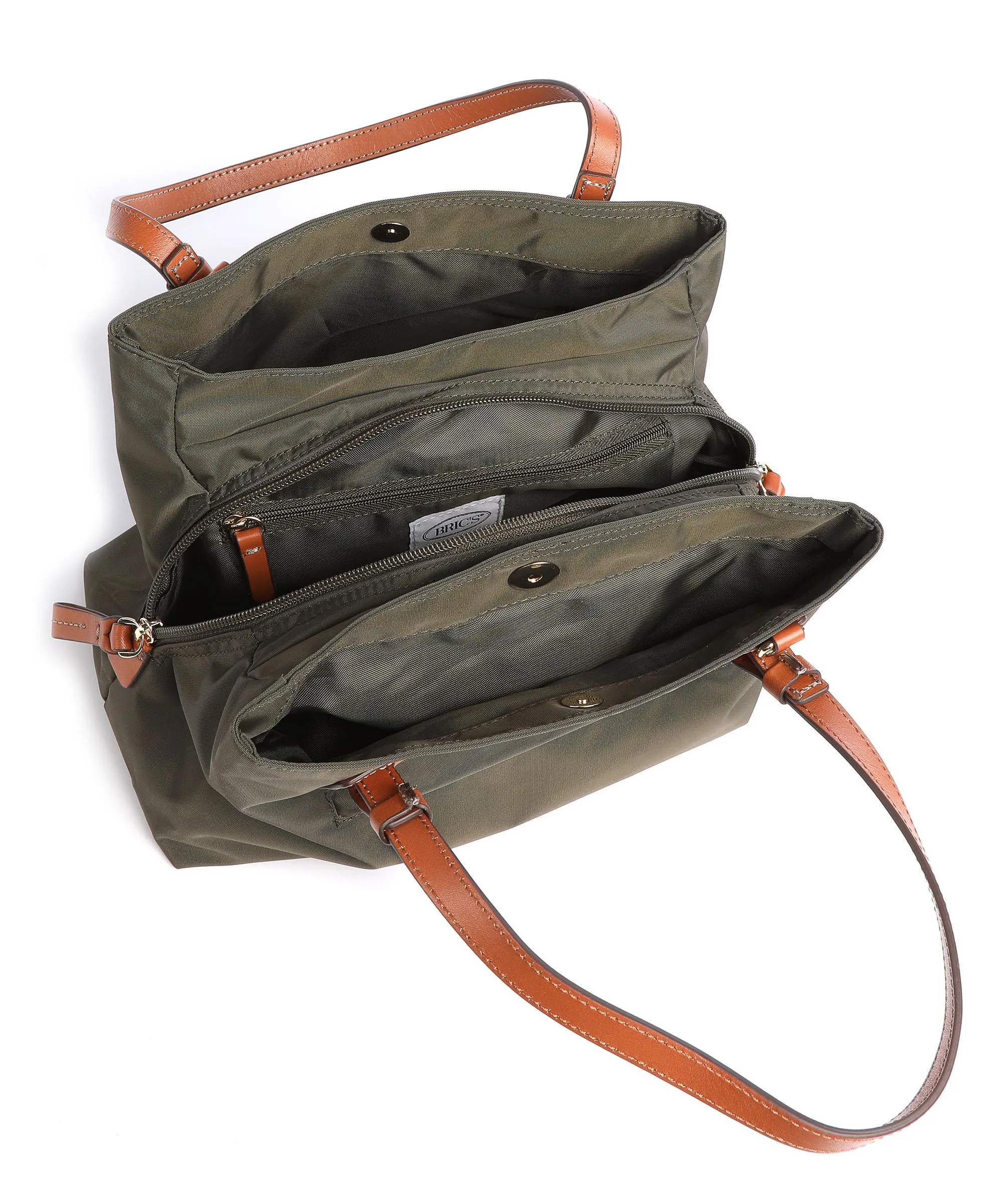  Brics X-Collection Borsa a mano nylon verde-oliva  