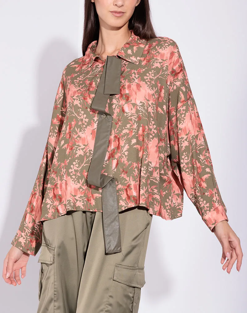 Brielle - Camicia in viscosa stampata