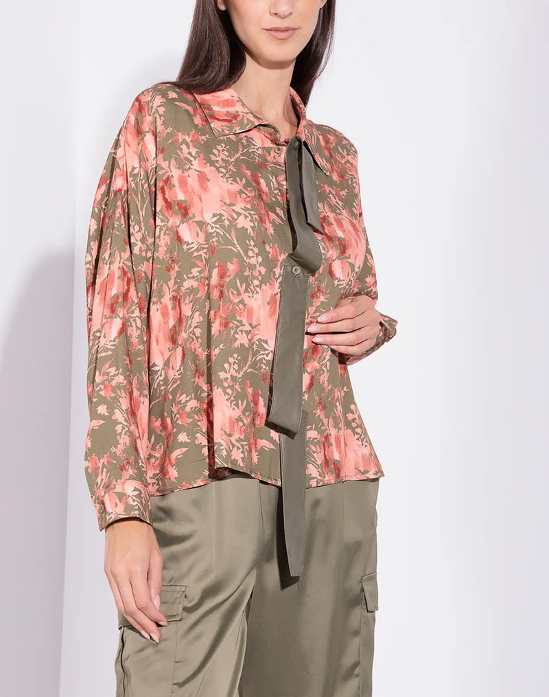 Brielle - Camicia in viscosa stampata
