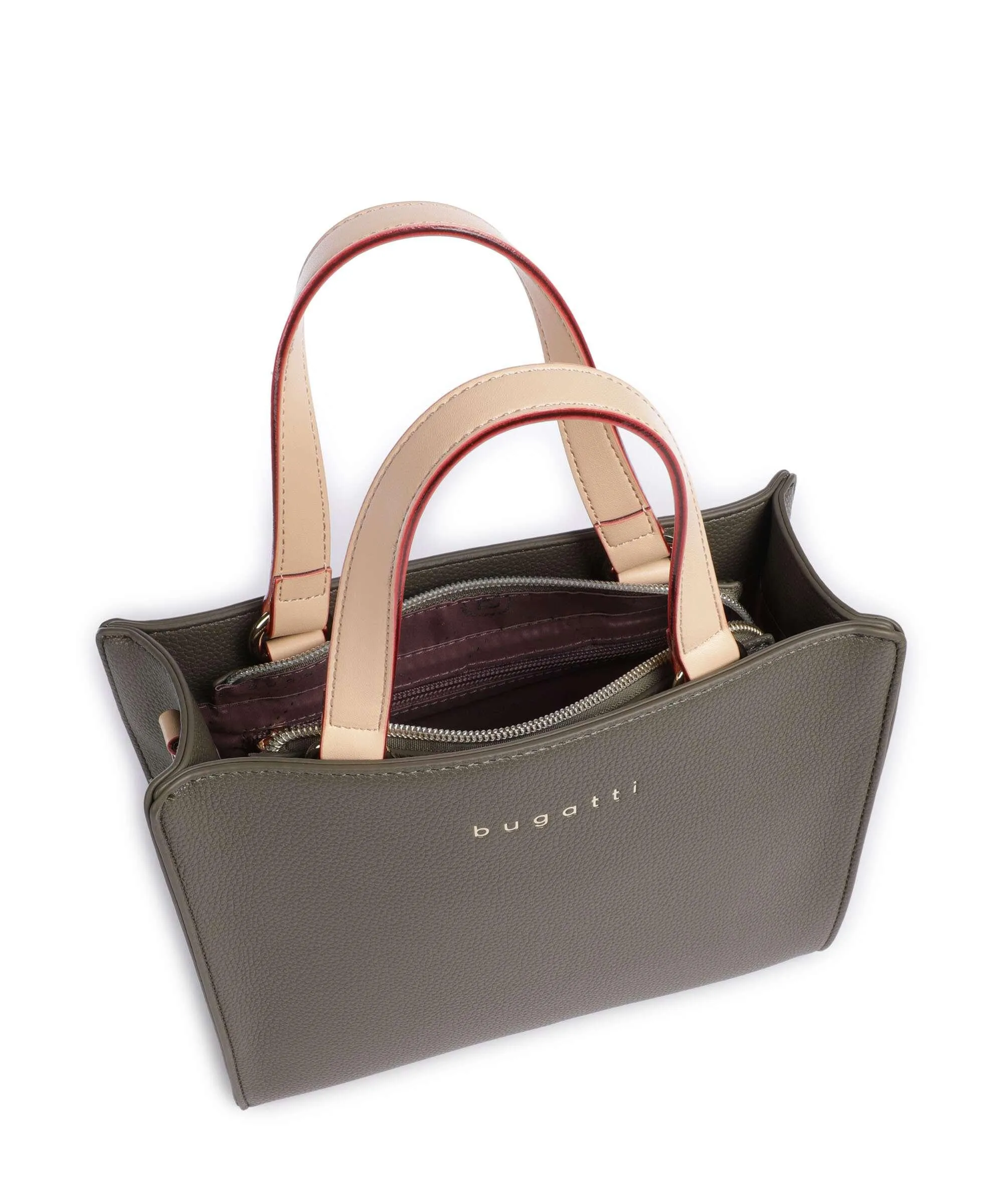  Bugatti Ella Borsa a mano pelle sintetica verde-oliva  