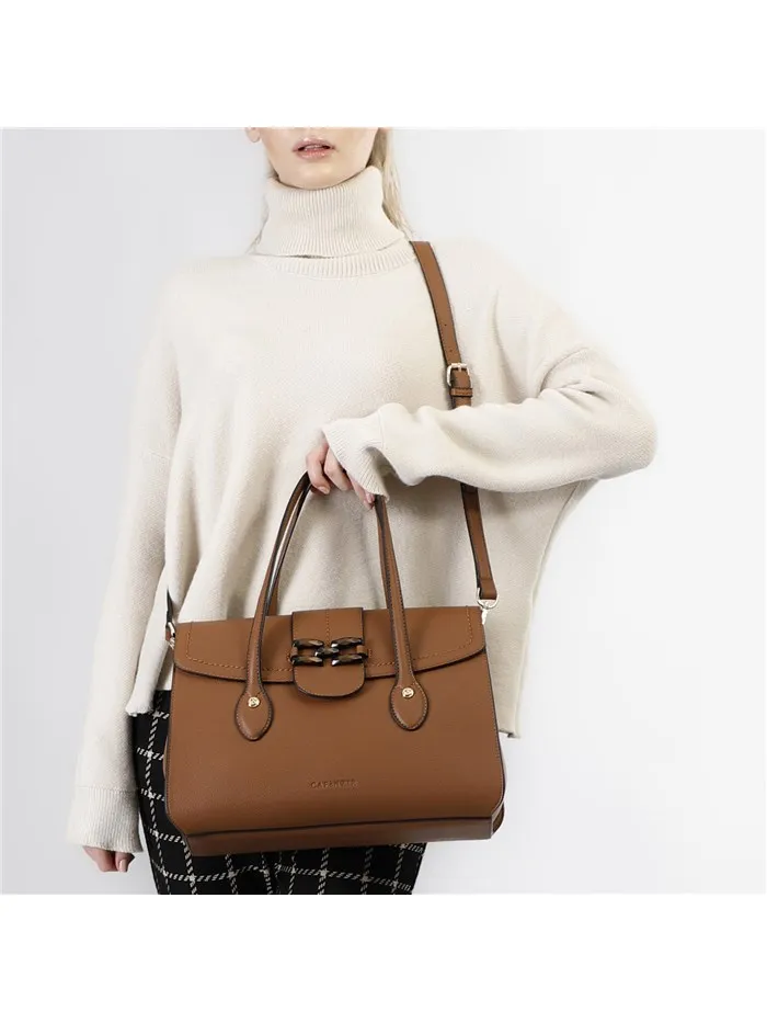 CAFENOIR  BORSA A MANO YF0714 MARRONE