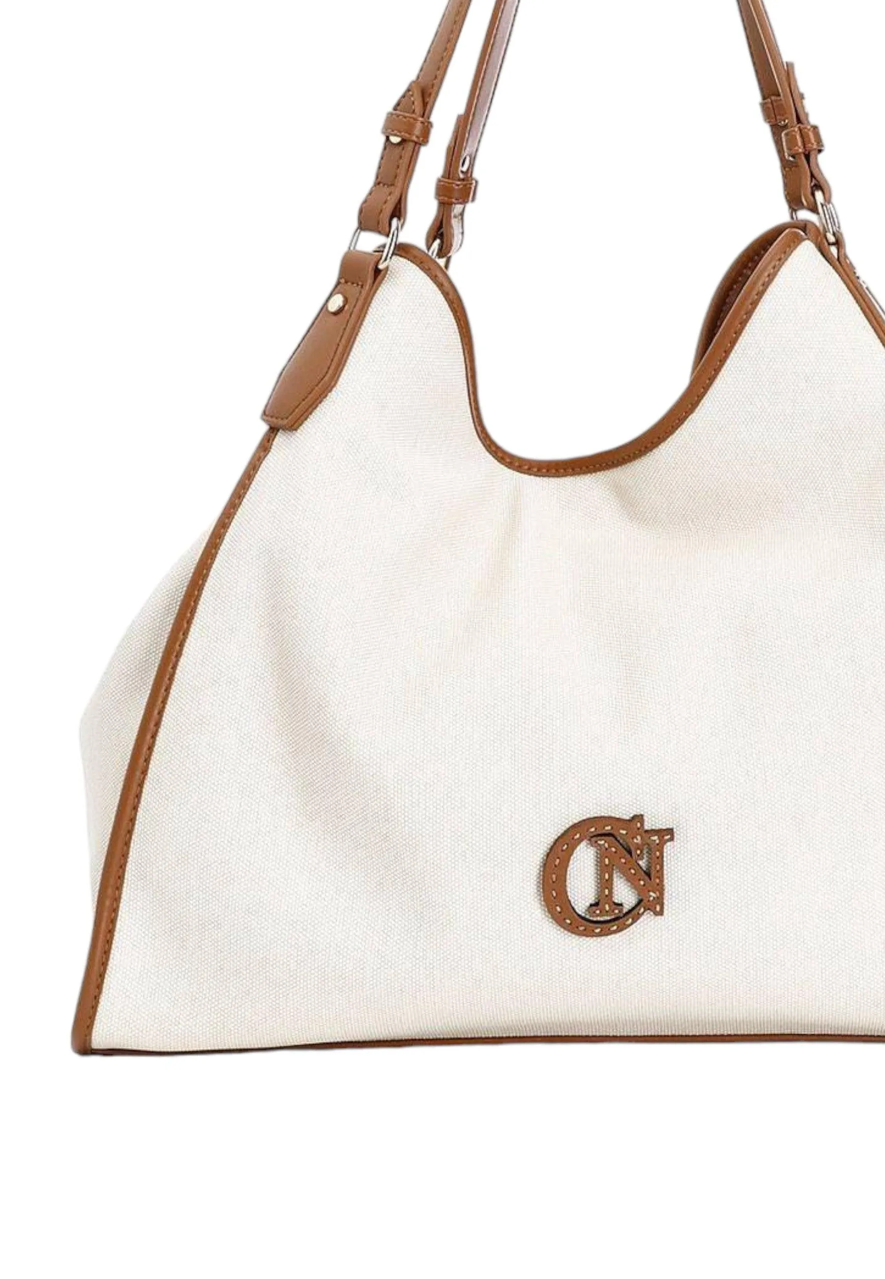 CAFENOIR Borsa Tote Donna Natural Bianco WI0630