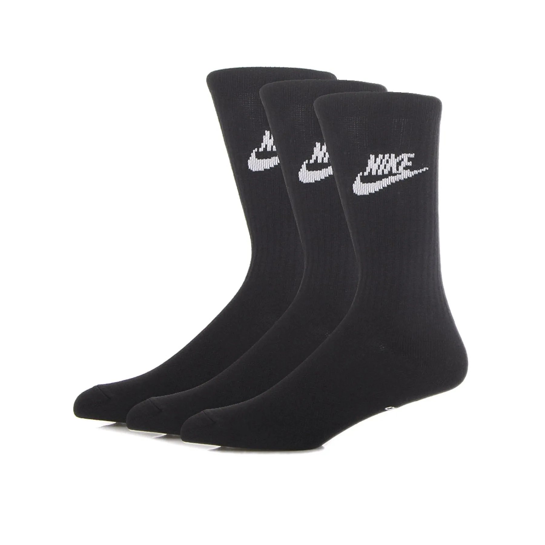 Calza Media Uomo Everyday Essential Crew Black/white