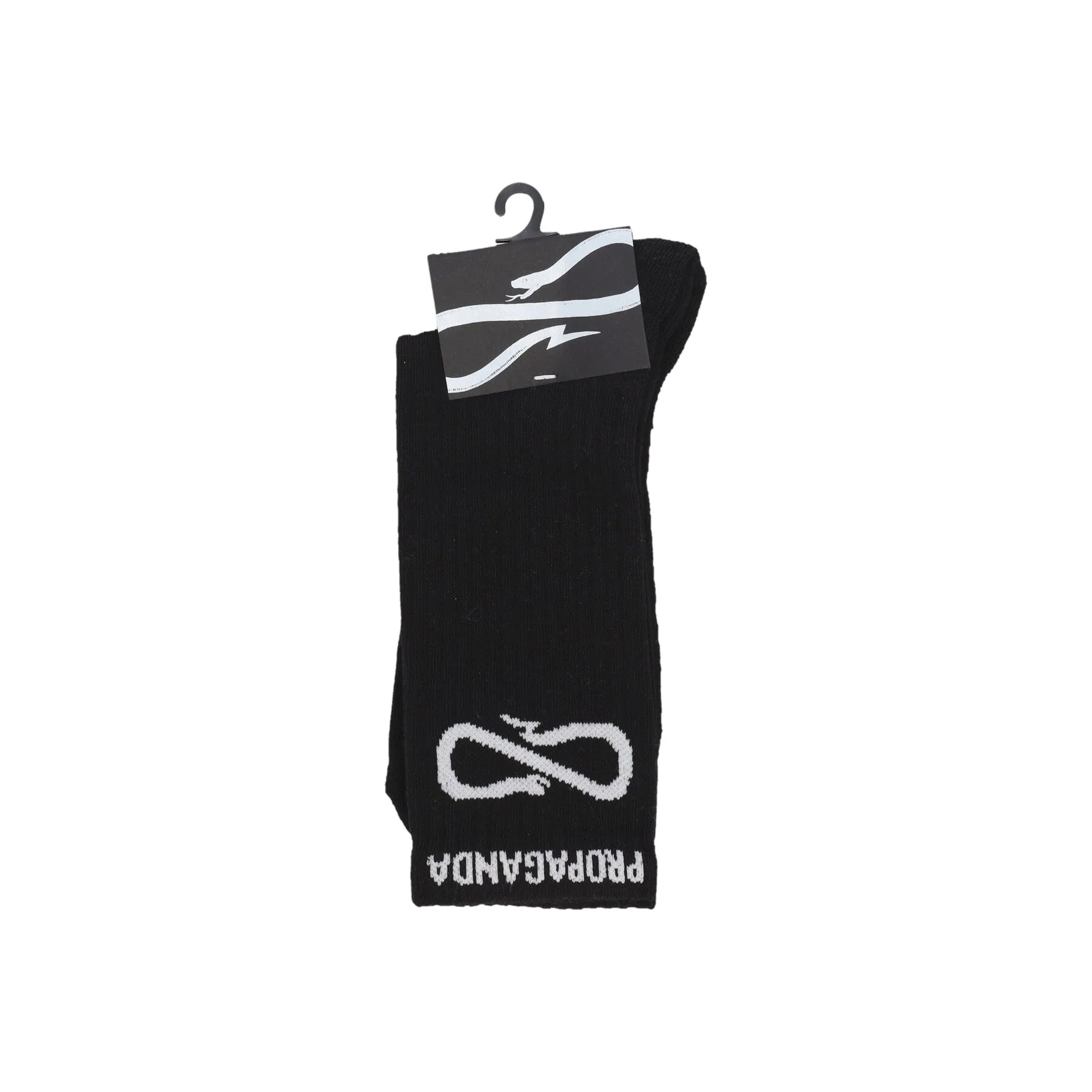 Calza Media Uomo Logo Socks Black/white