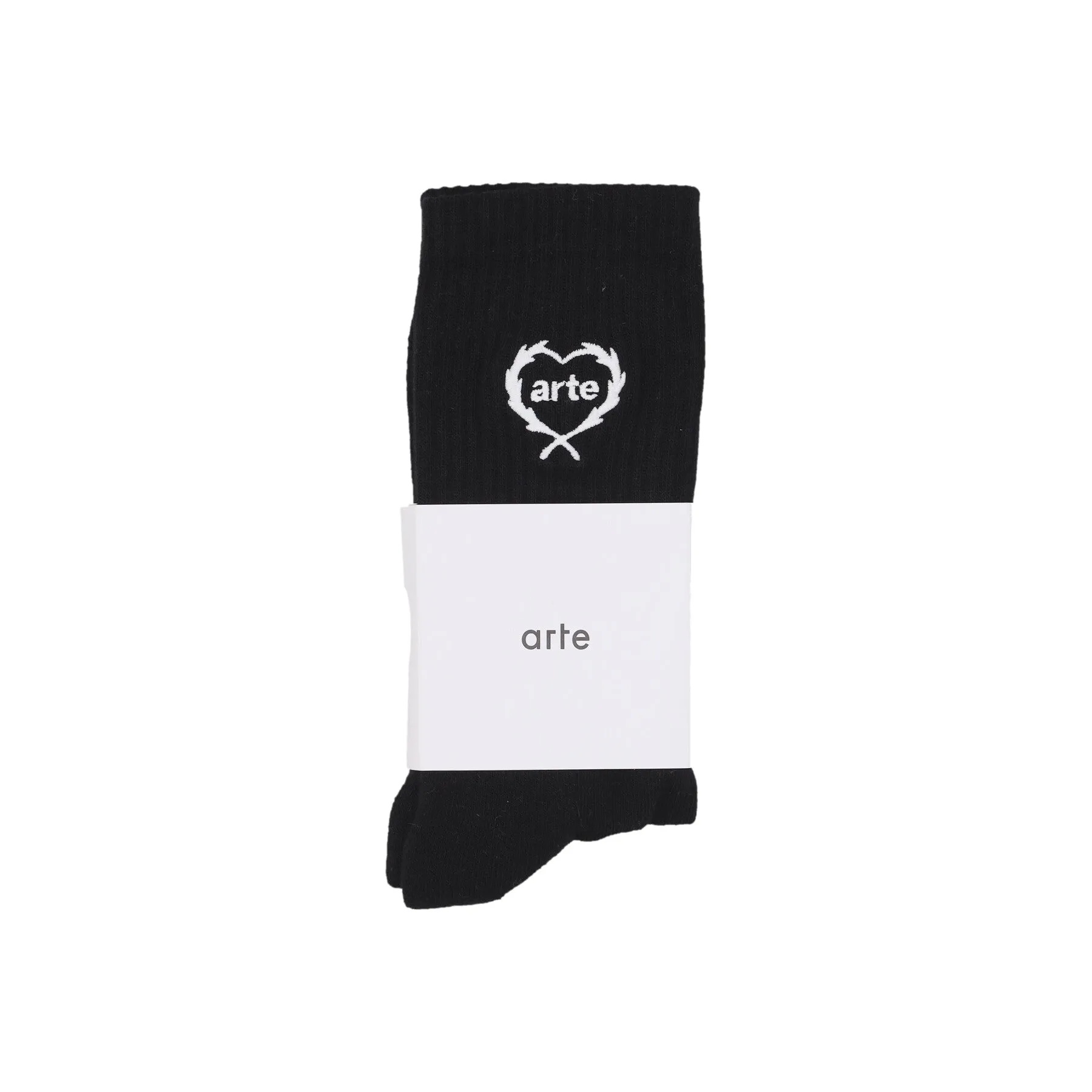 Calza Media Uomo Small Heart Socks Black