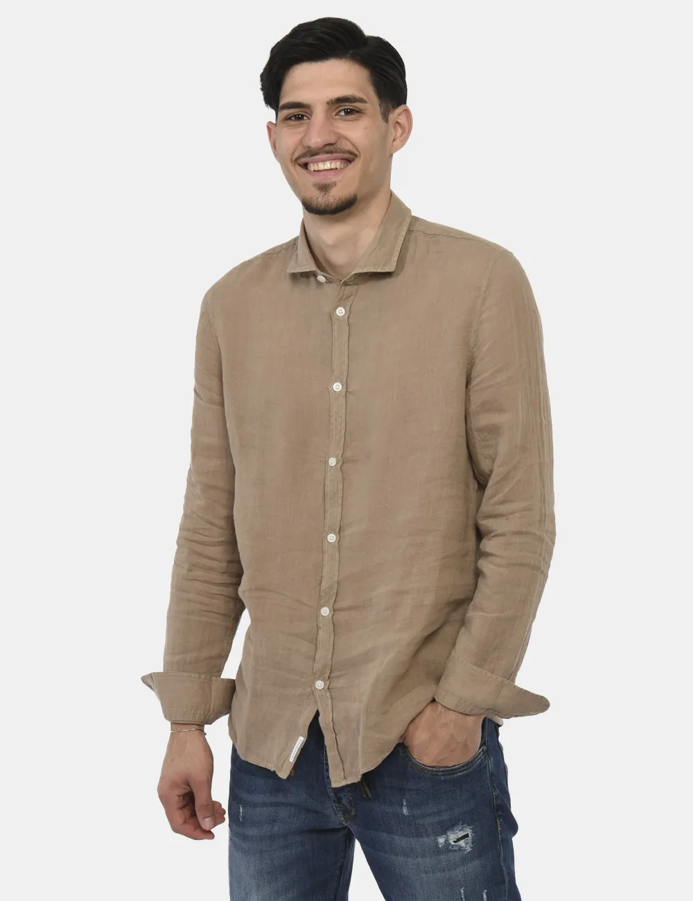 Camicia Gazzarrini Marrone