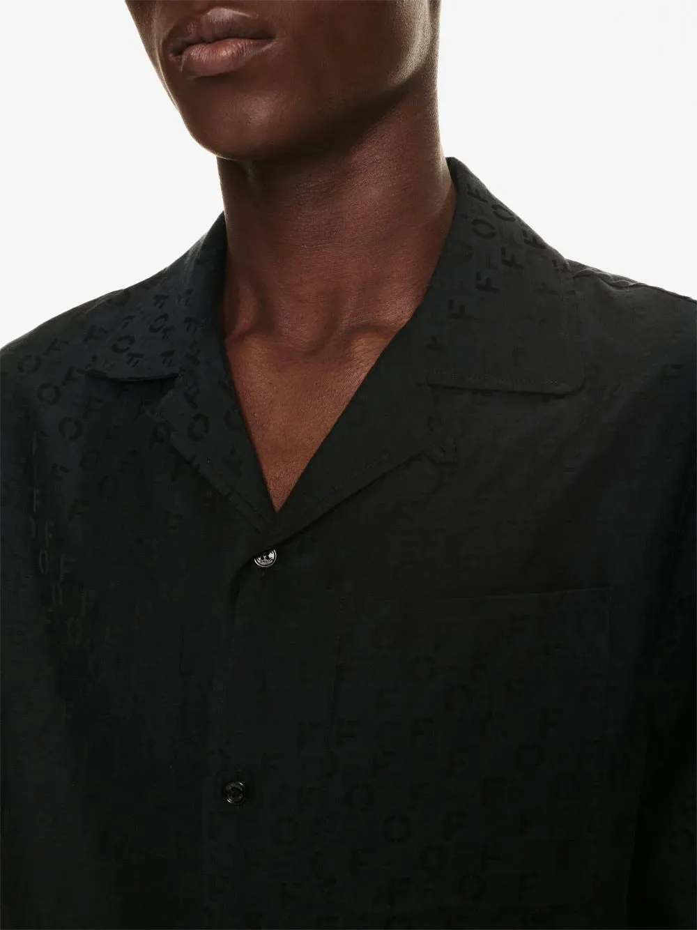 CAMICIA HOLIDAY CON LOGO ALL-OVER