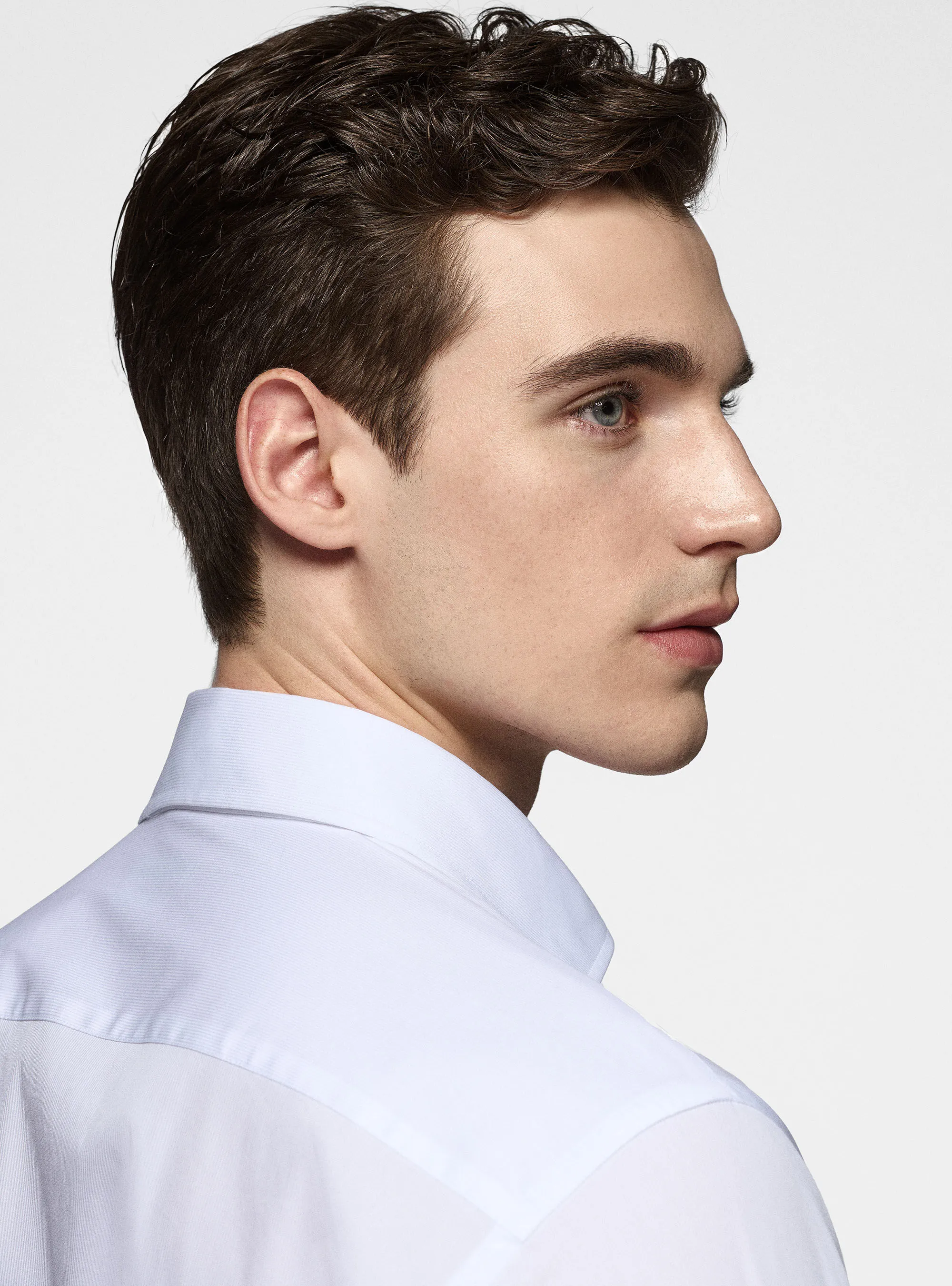 Camicia in piquet stretch