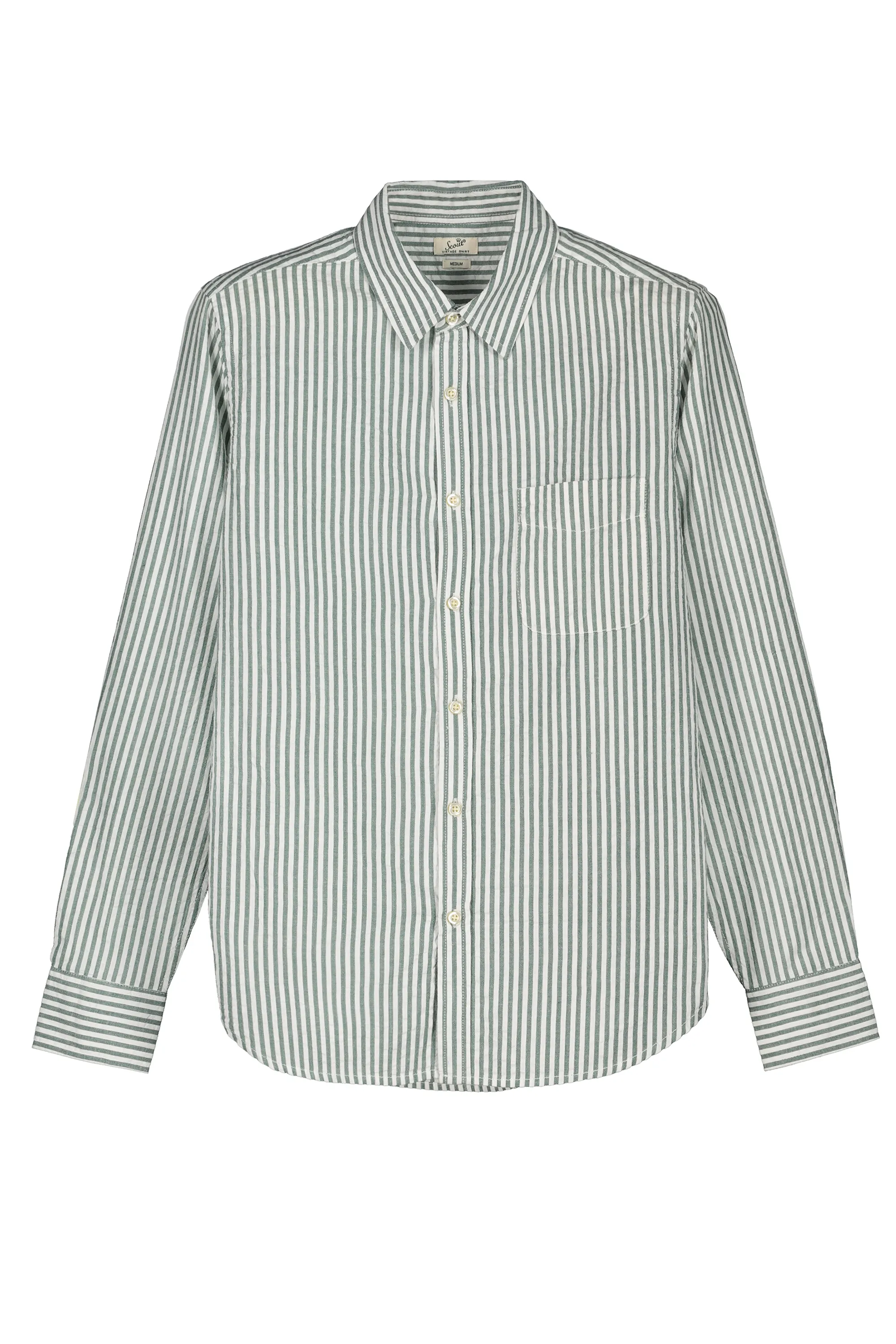         CAMICIA MANICA LUNGA COLLETTO SEERSUCKER RIGHE
