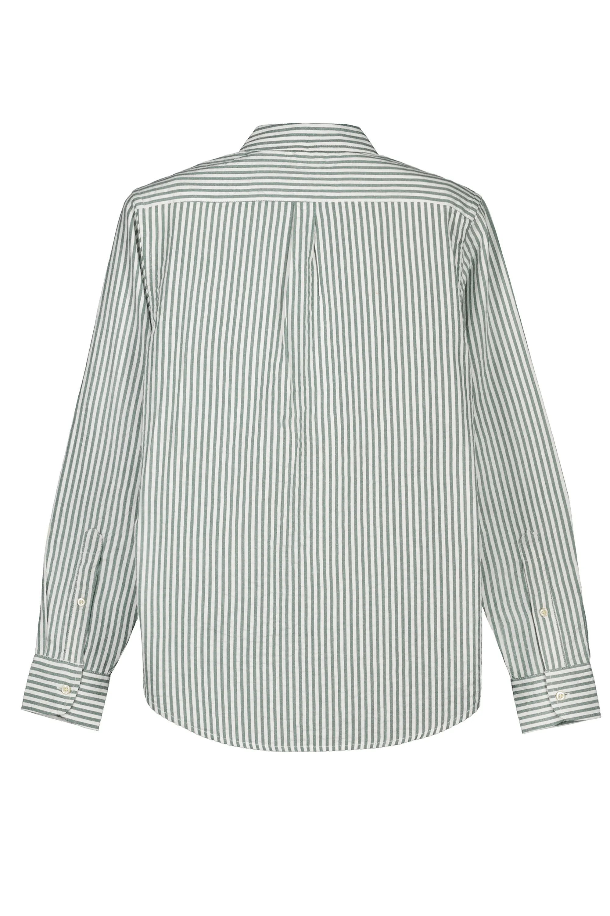         CAMICIA MANICA LUNGA COLLETTO SEERSUCKER RIGHE