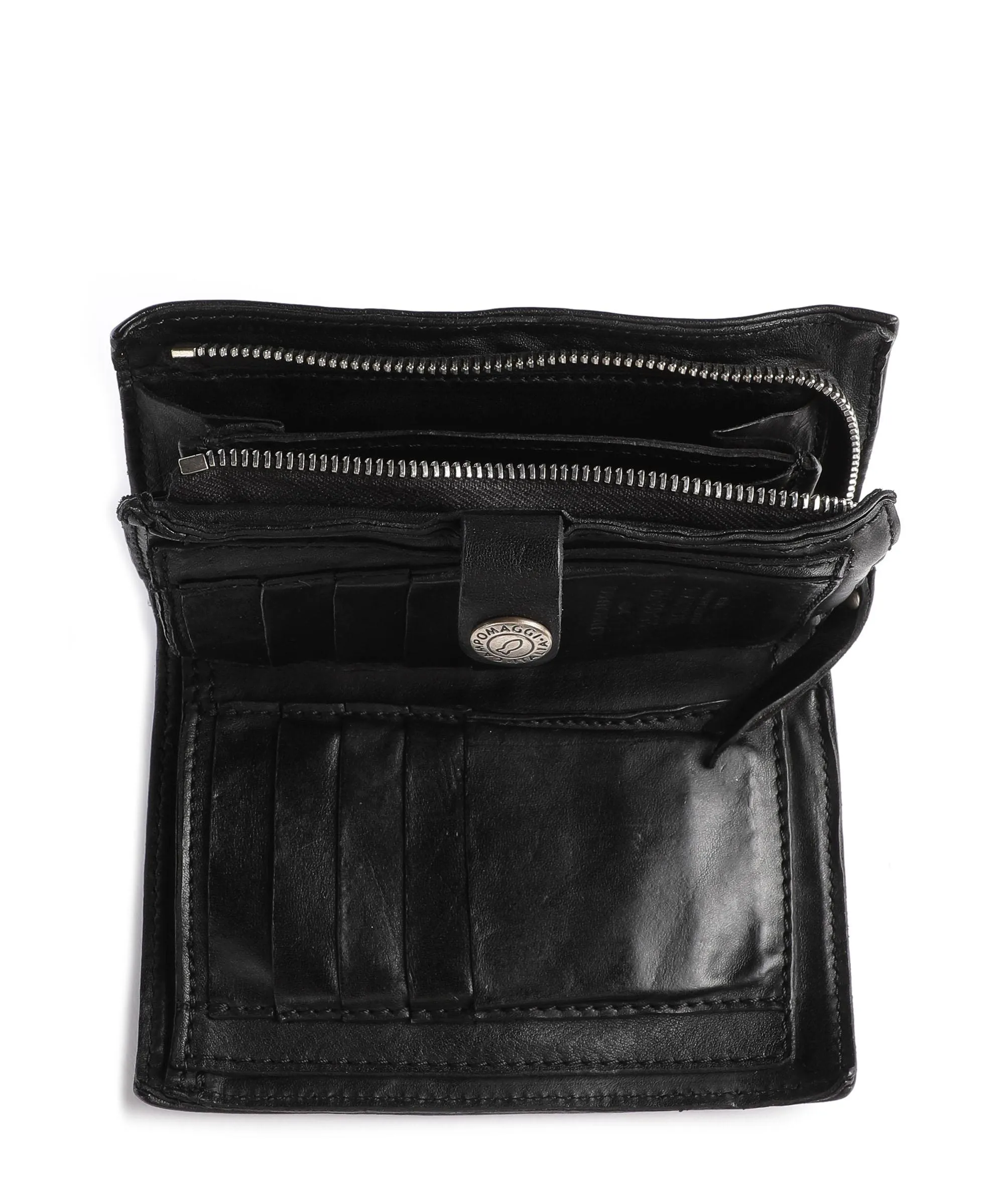 Campomaggi Prestige Portafoglio pelle bovina nero  