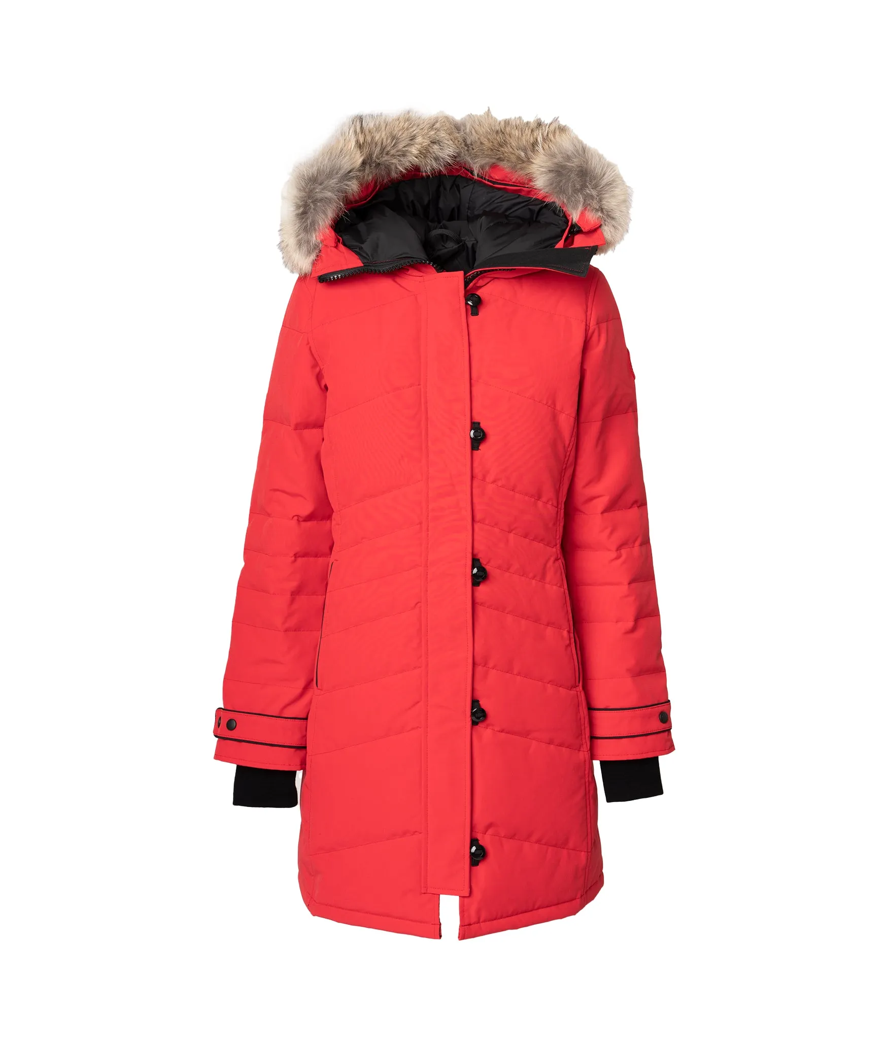 CANADA GOOSE  Parka ''Lorette'' in tessuto tecnico rosso