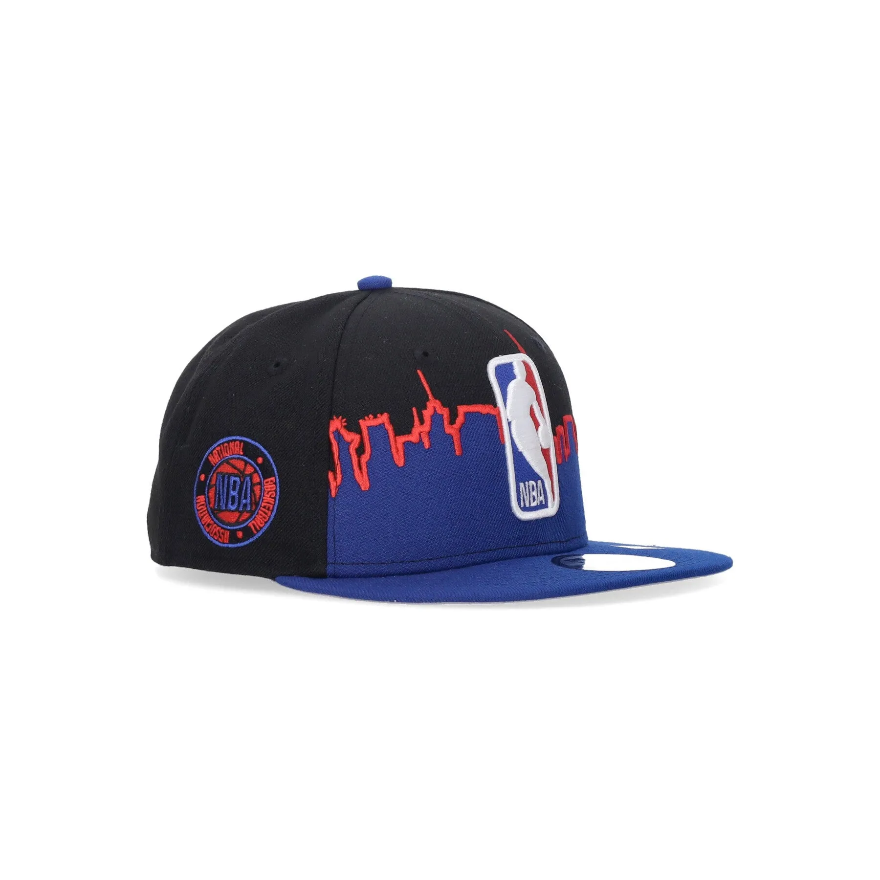 Cappellino Visiera Piatta Uomo Nba Em 950 Logo Black/original Team Colors