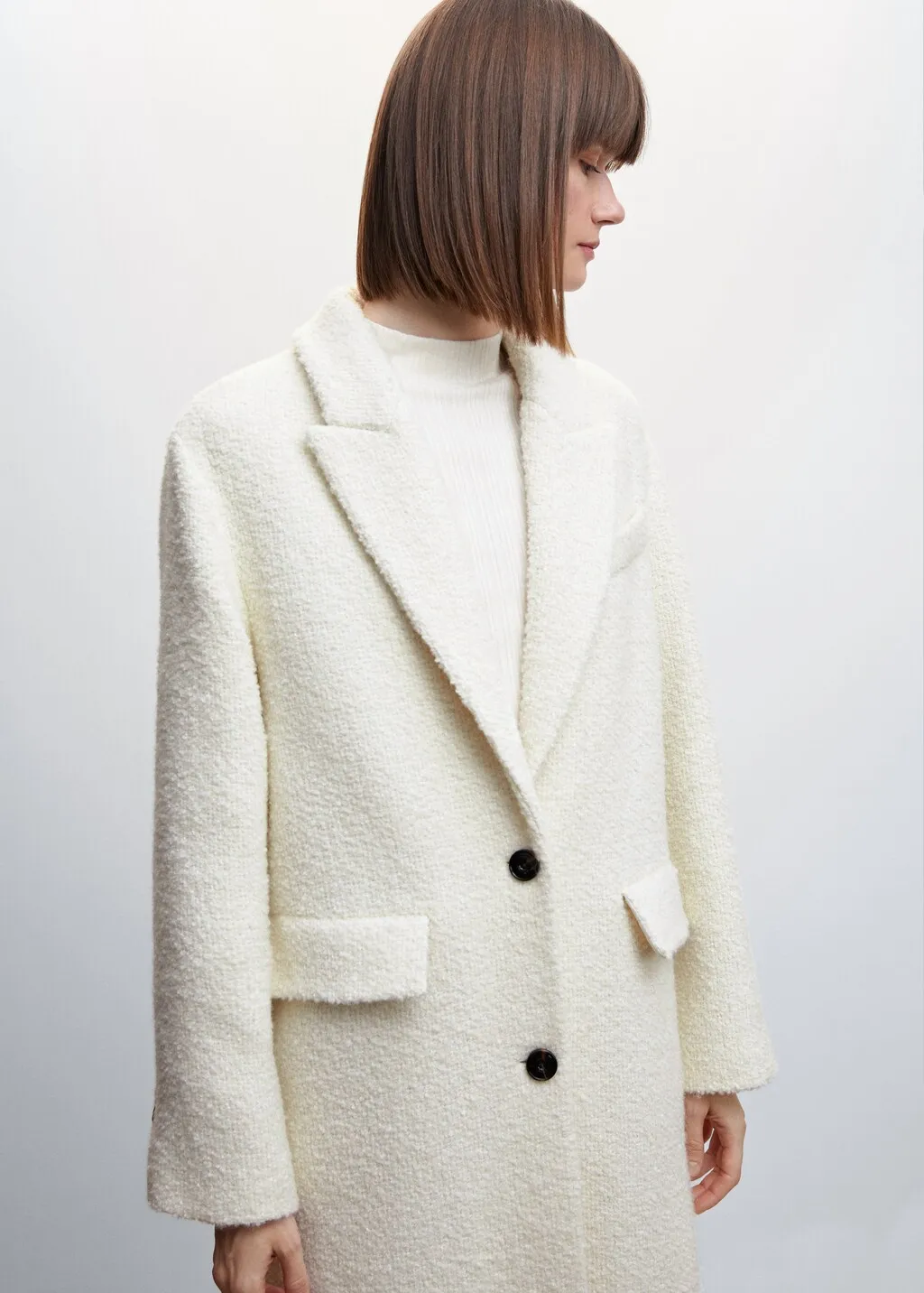 Cappotto riccio lana
