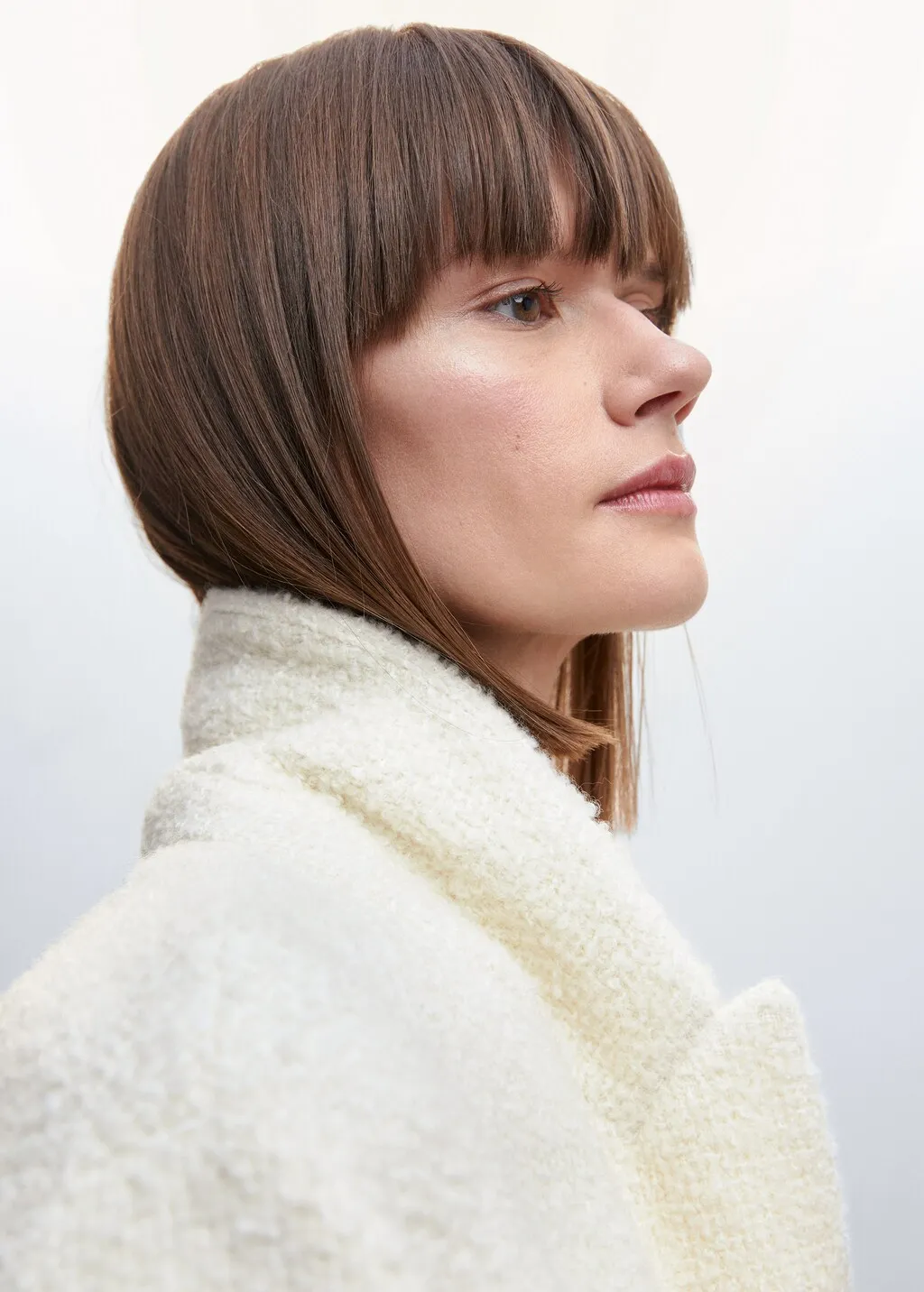 Cappotto riccio lana
