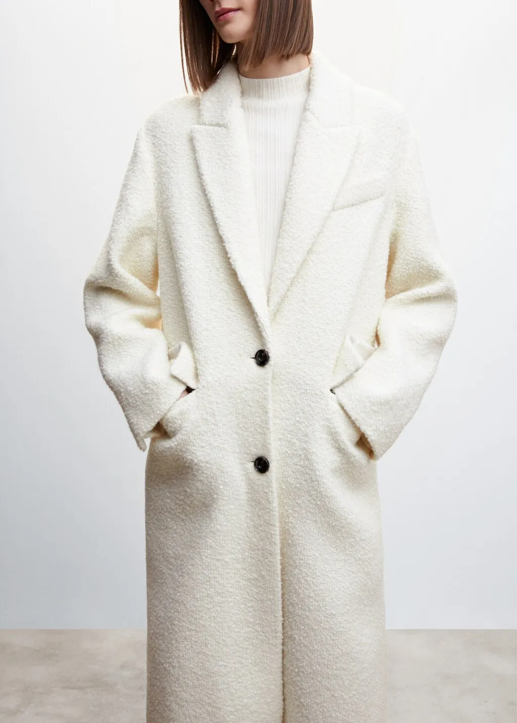 Cappotto riccio lana