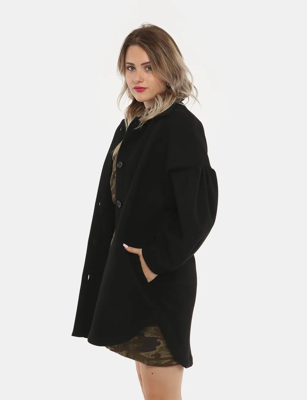Cappotto Sandro Ferrone con bottoni