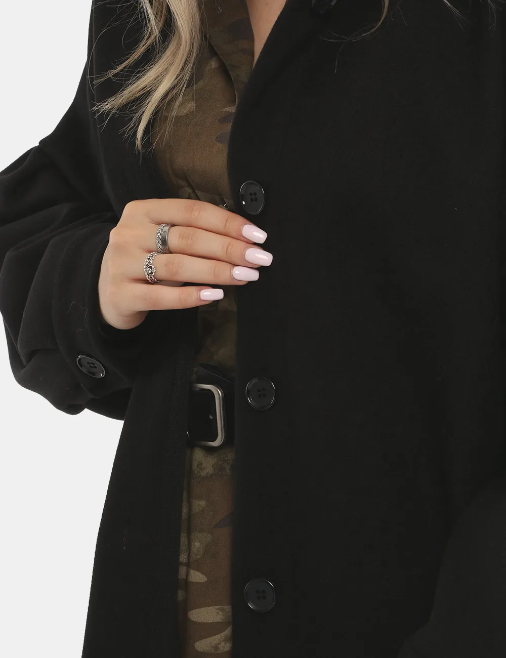 Cappotto Sandro Ferrone con bottoni