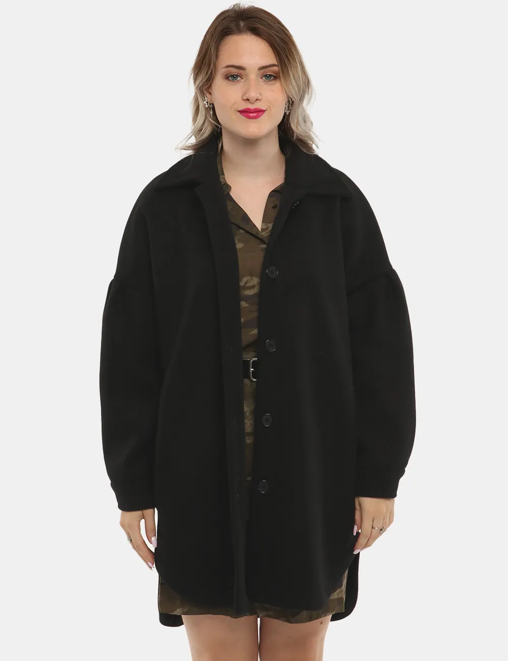 Cappotto Sandro Ferrone con bottoni