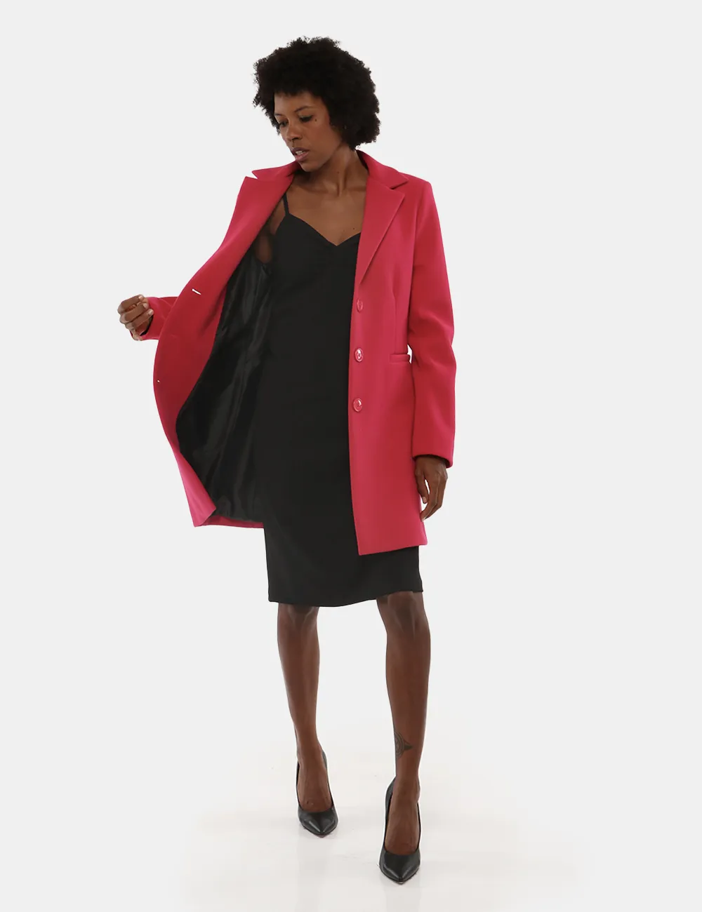 Cappotto Vougue con bottoni