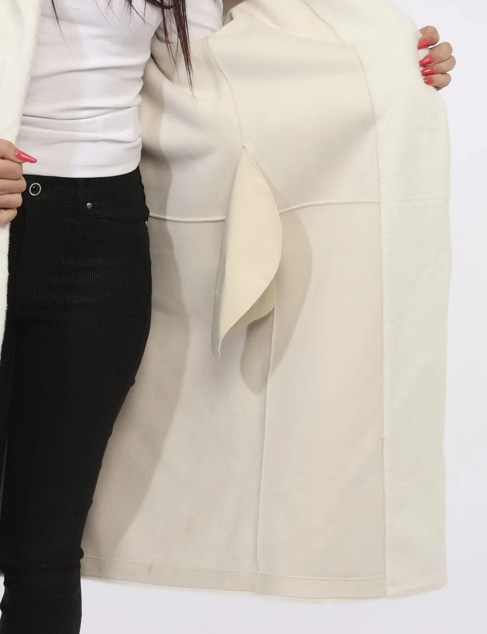 Cappotto Yes Zee Bianco