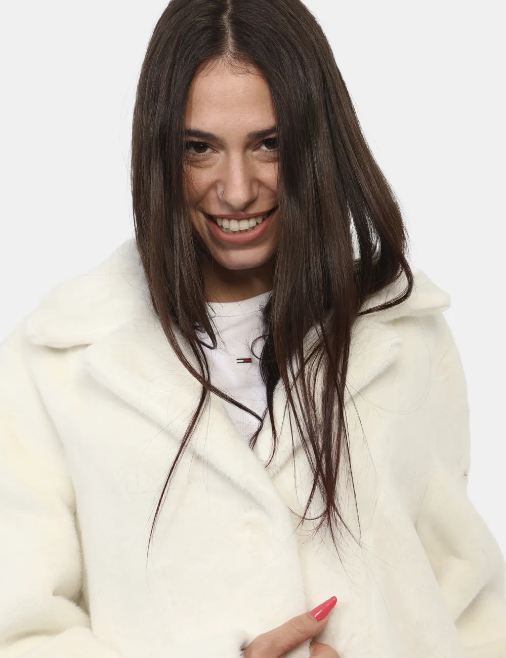 Cappotto Yes Zee Bianco