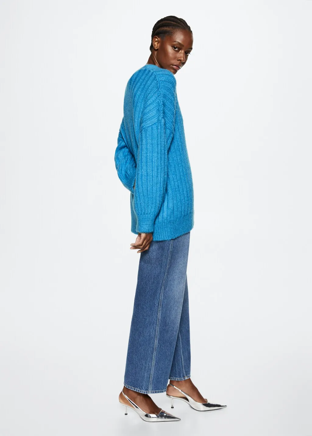 Cardigan bottoni oversize