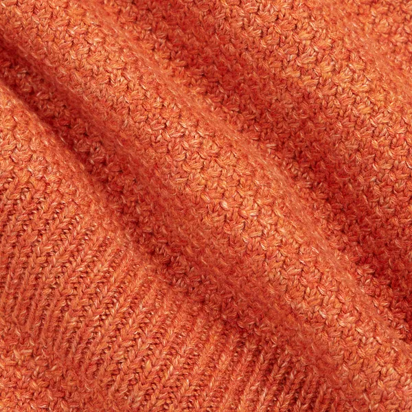 Cardigan in lino e cotone a trecce