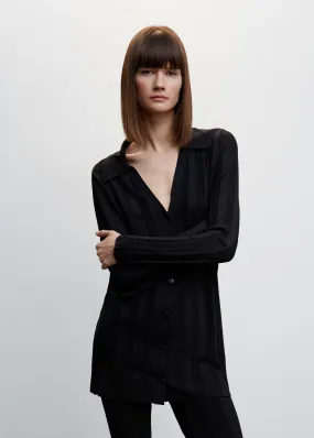Cardigan maglia lungo