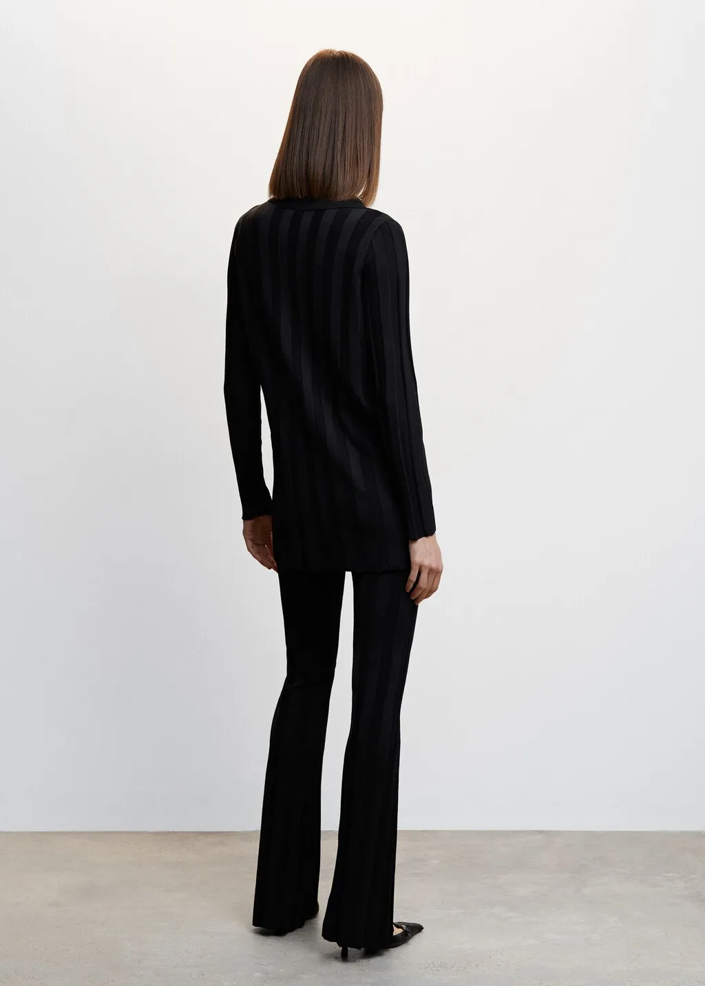 Cardigan maglia lungo