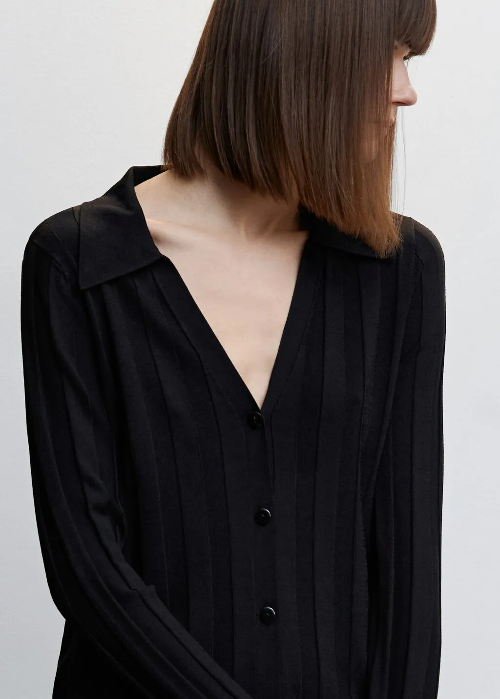 Cardigan maglia lungo