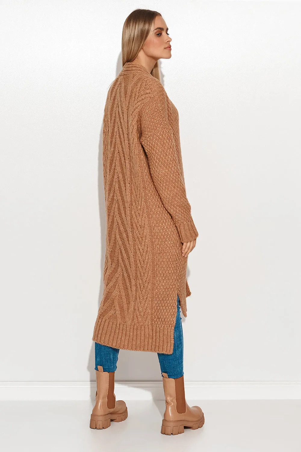 Cardigan model 158152 Makadamia