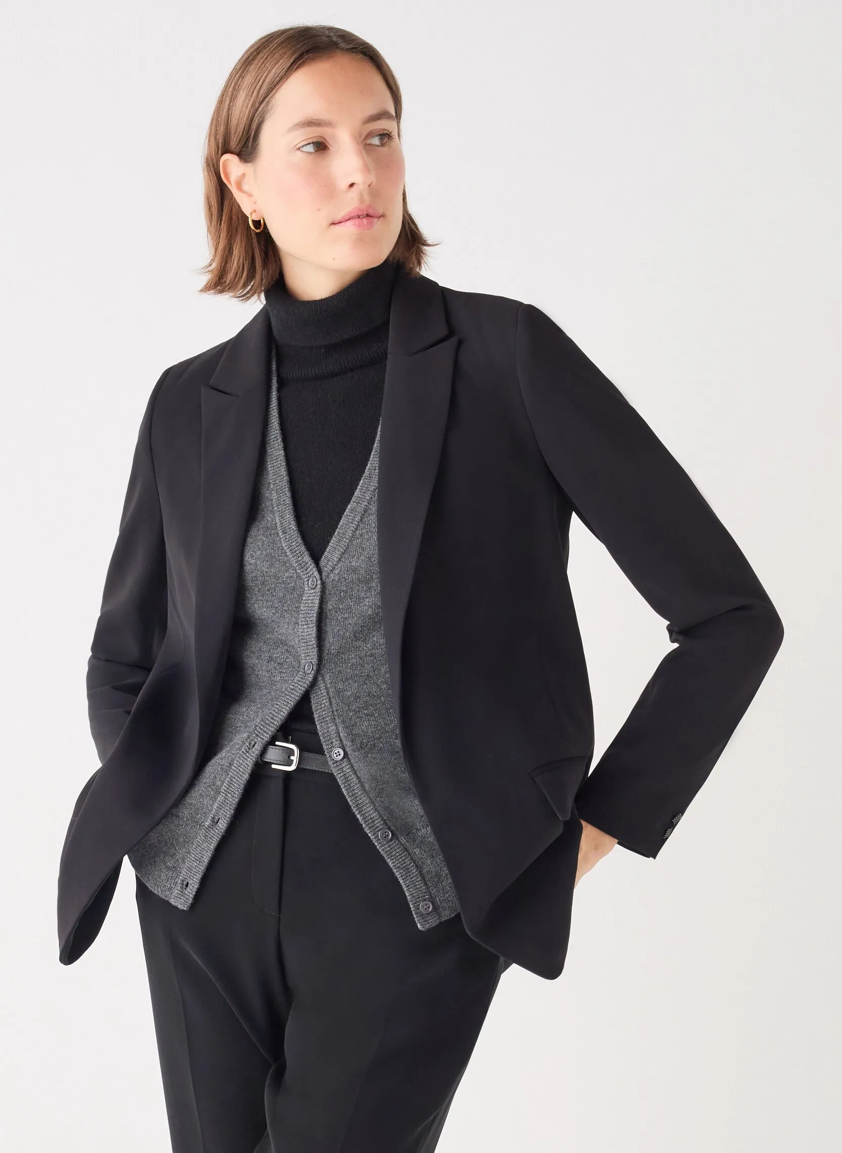  CAROLL   VERTIGE - Giacca tailleur dritta | Nero
